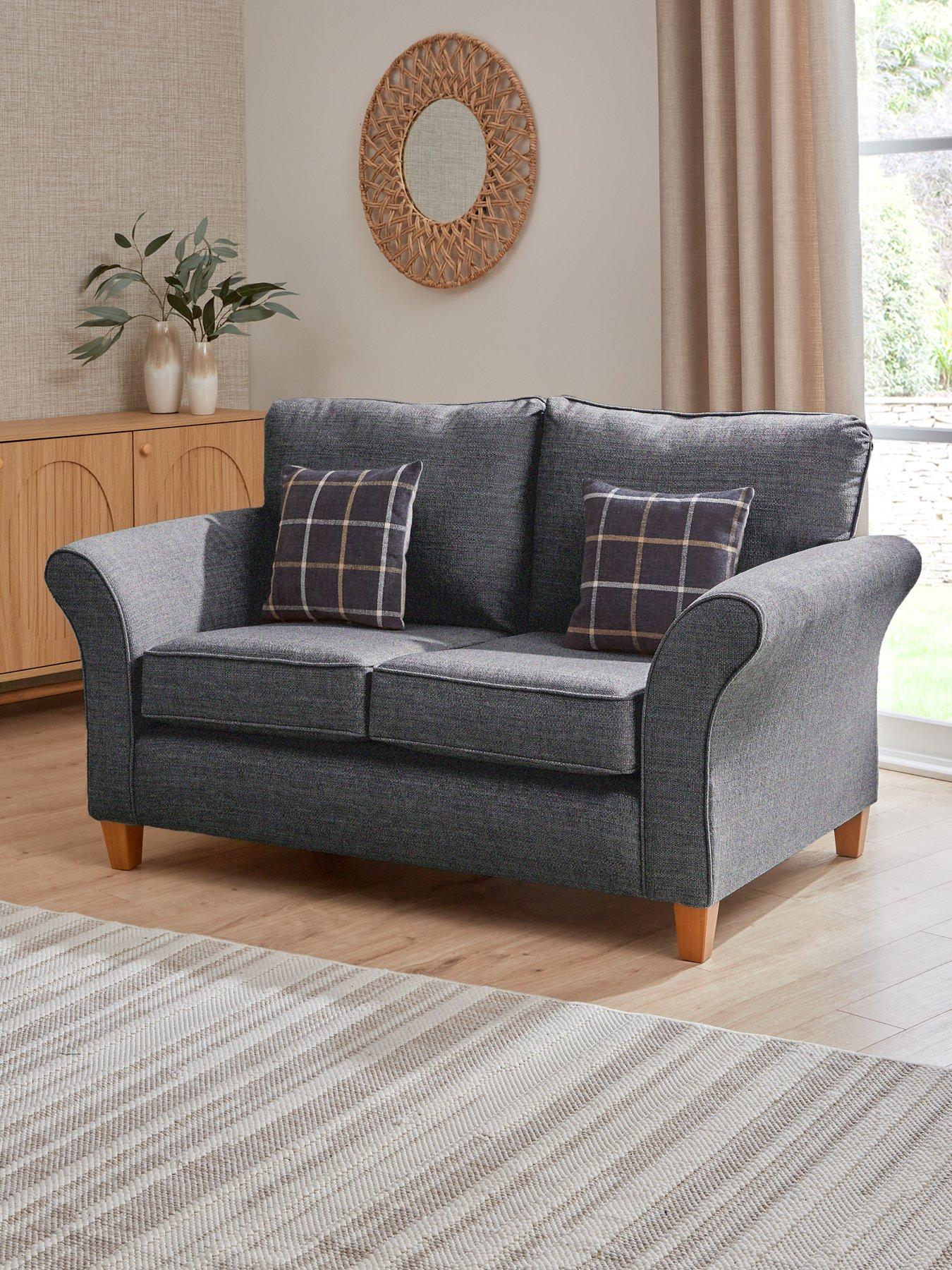 Very Home Alsop 2 Seater Fabric Sofa - Made in the UK