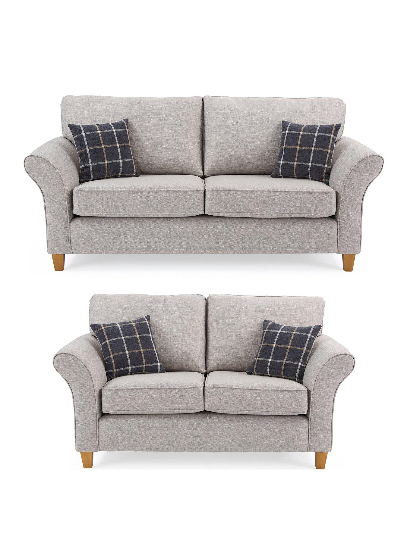 Image 2 of 6 of Very Home Alsop 3 + 2 Seater Fabric Sofa Set (Buy &amp; SAVE!)&nbsp;- Made in the UK