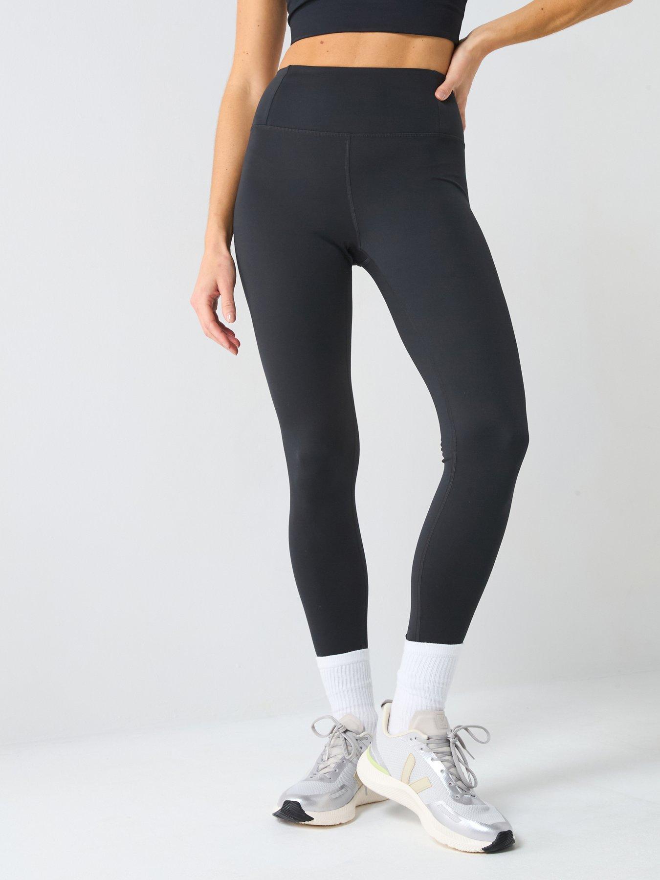 undefined Womens Training Seamless High Rise Tights - Black