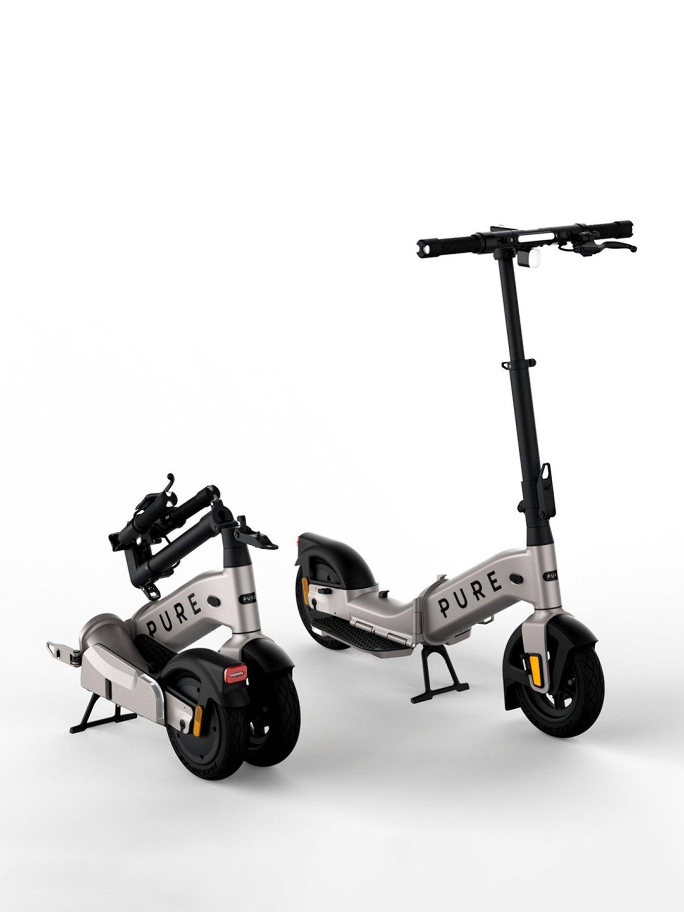 Image 1 of 7 of Pure Flex Platinum Silver e-Scooter