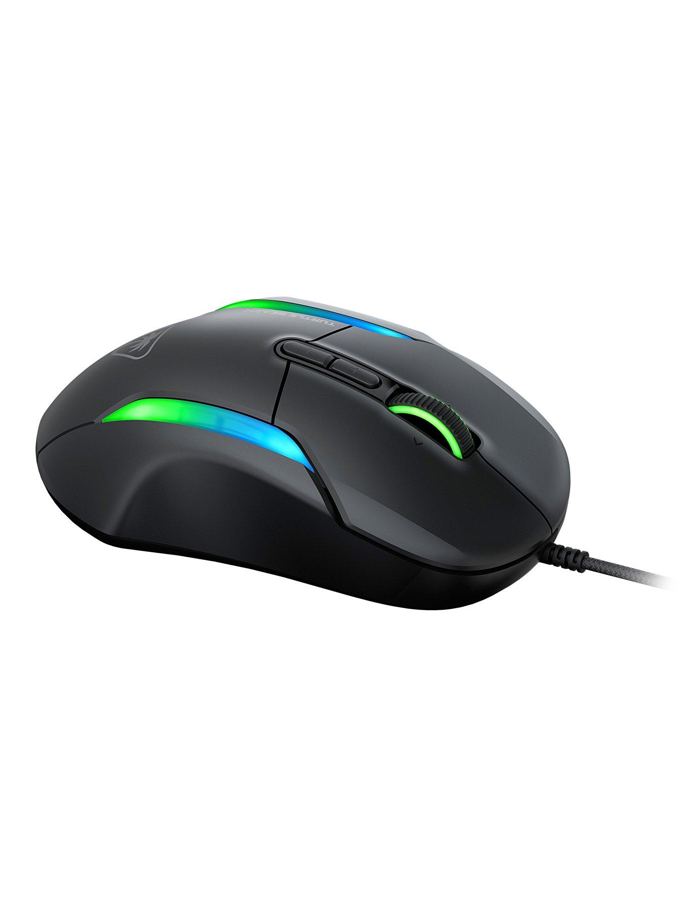 Turtle Beach Kone II - Ratón ergonómico para juegos RGB con cable, s