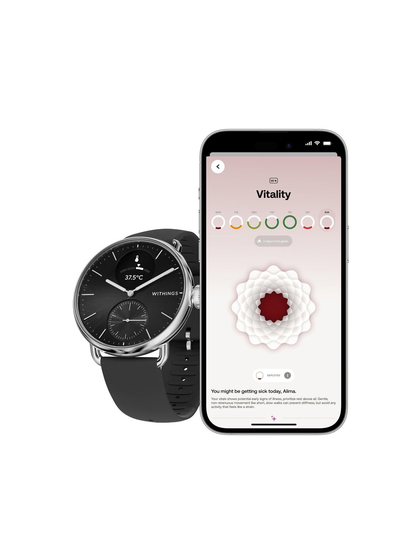 Image 3 of 7 of Withings Scanwatch 2 38mm - Black