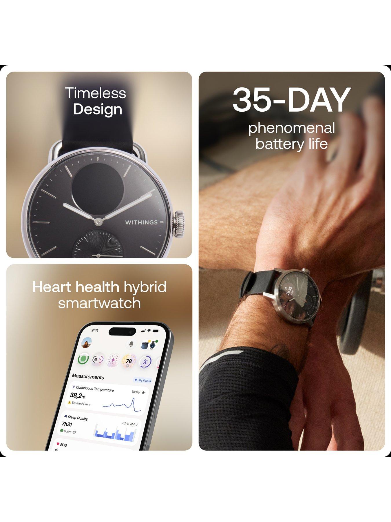 Image 4 of 7 of Withings Scanwatch 2 38mm - Black
