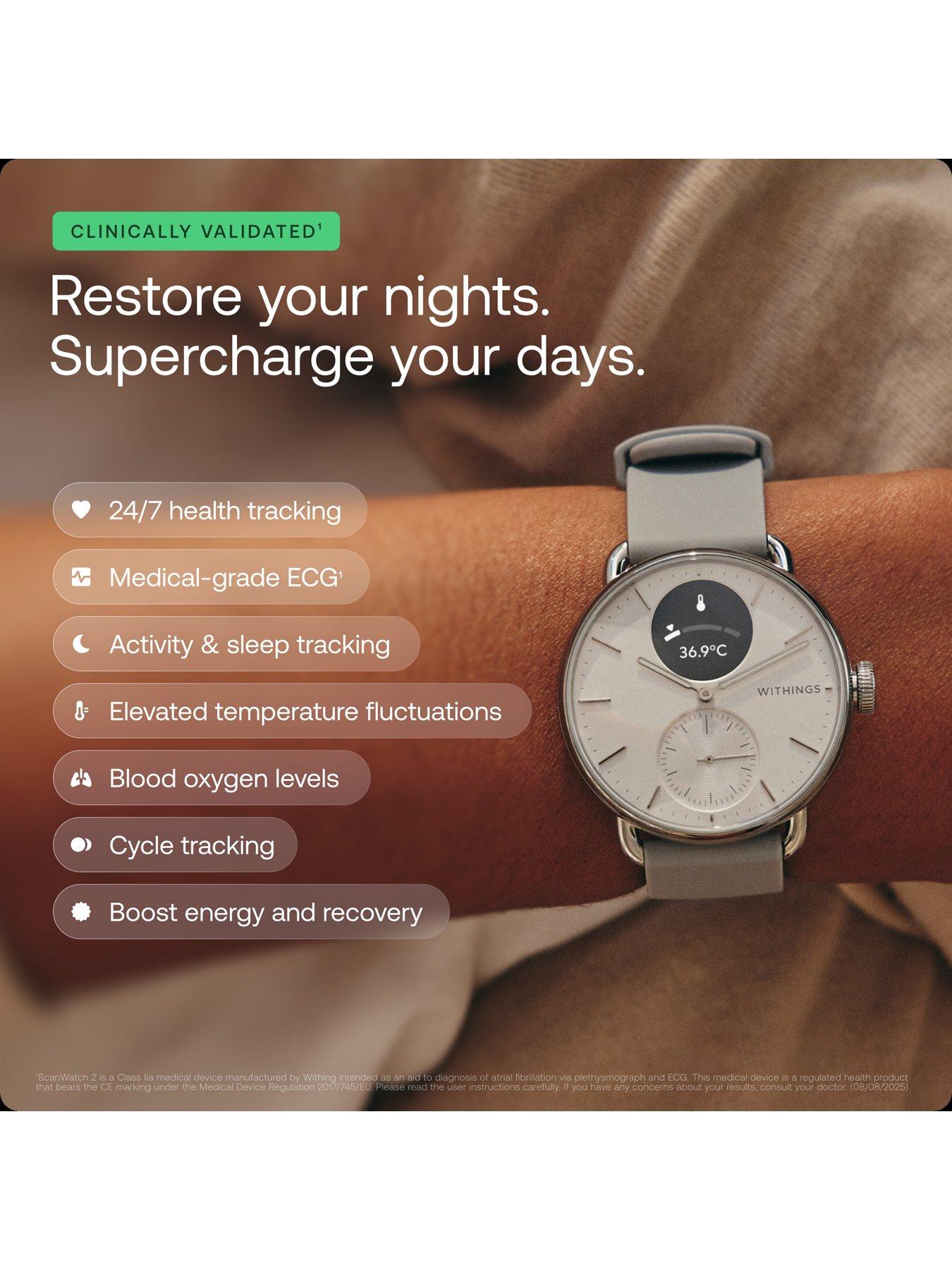 Image 5 of 7 of Withings Scanwatch 2 38mm - Black
