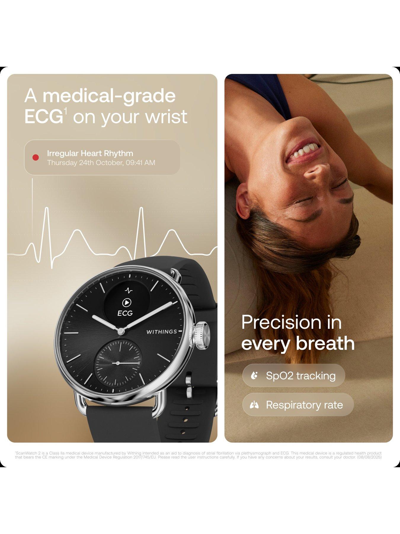 Image 6 of 7 of Withings Scanwatch 2 38mm - Black