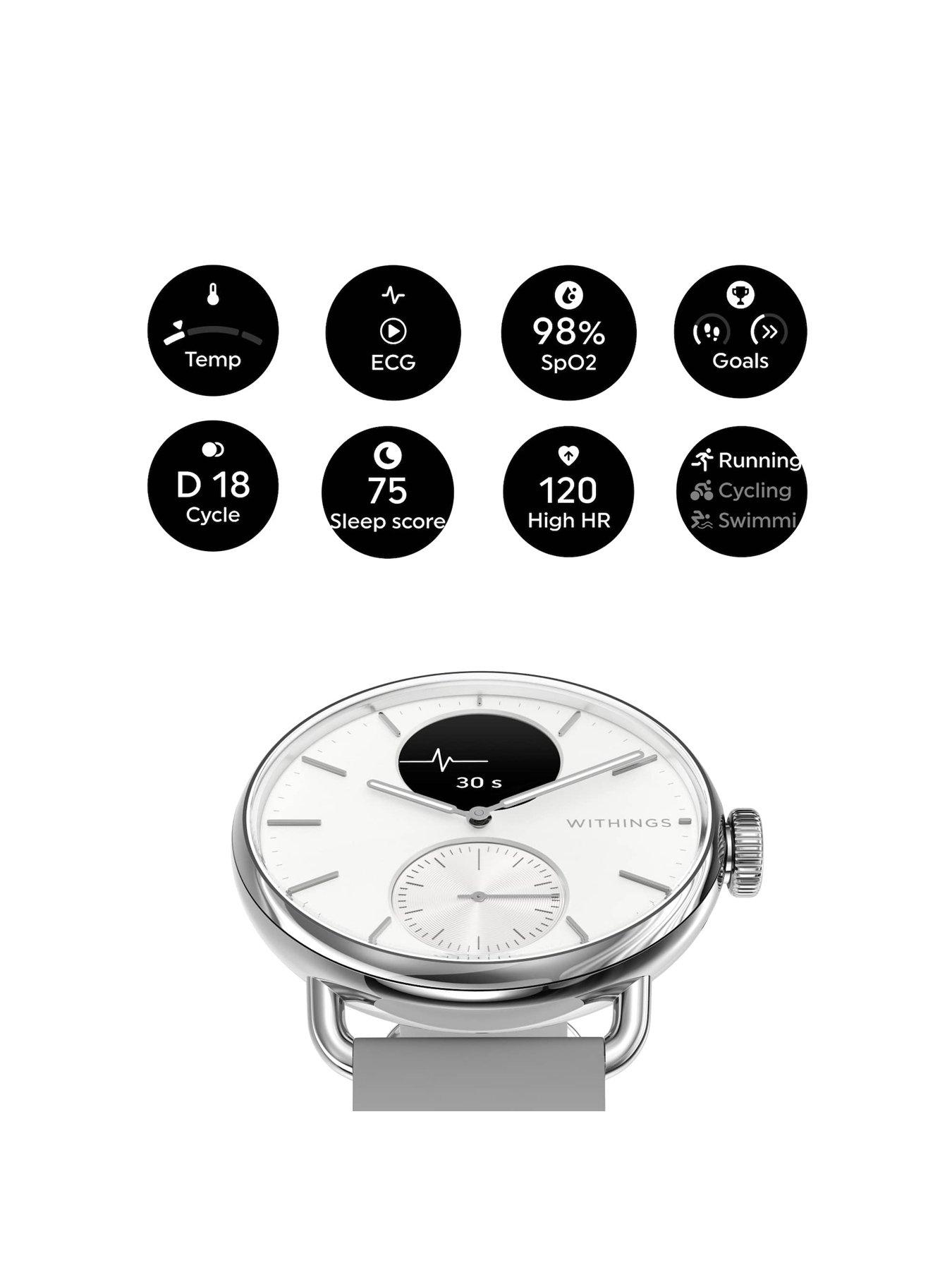 Image 4 of 8 of Withings Scanwatch 2 38mm - White