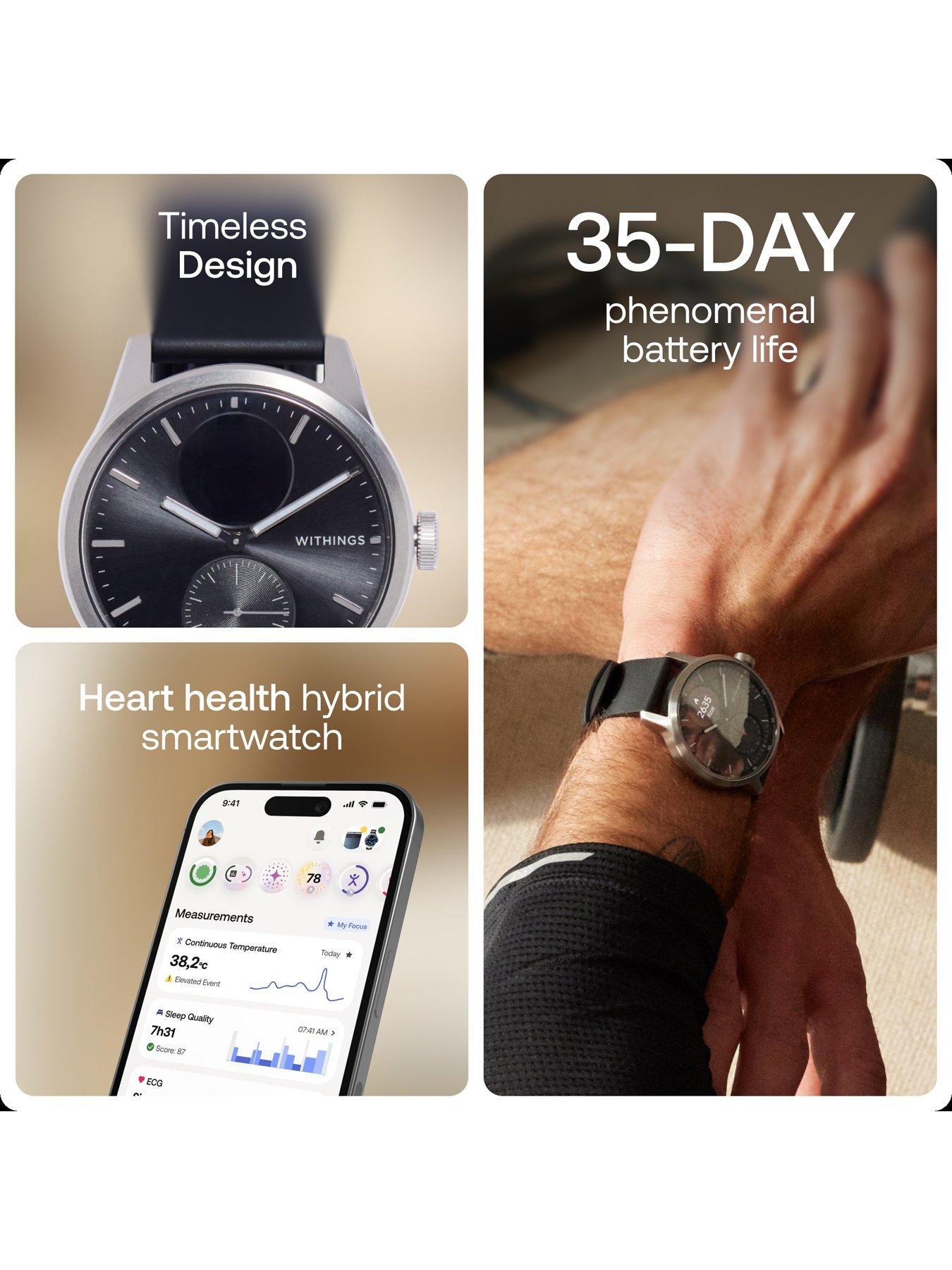 Image 4 of 7 of Withings Scanwatch 2 42mm - Black