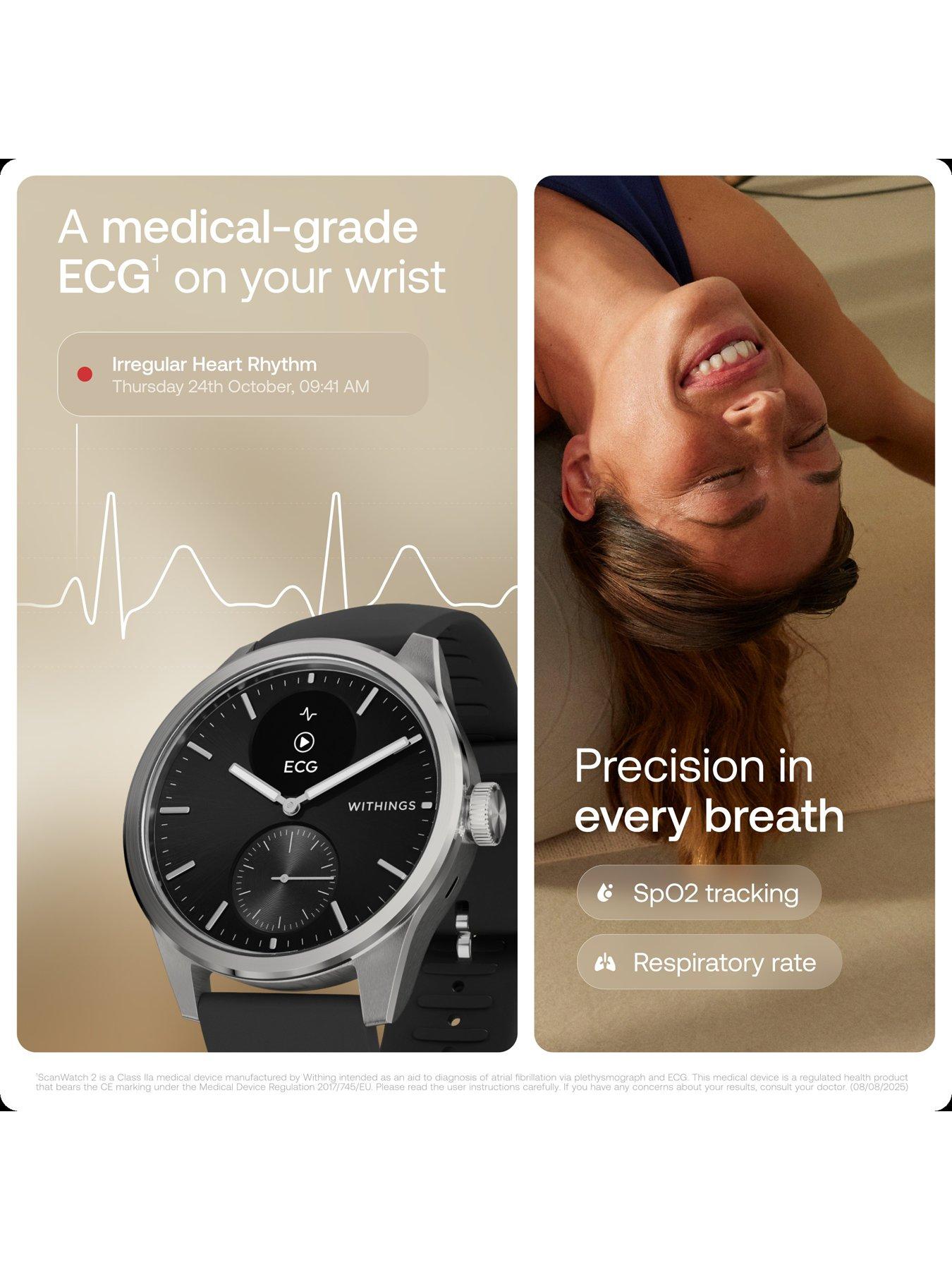 Image 6 of 7 of Withings Scanwatch 2 42mm - Black