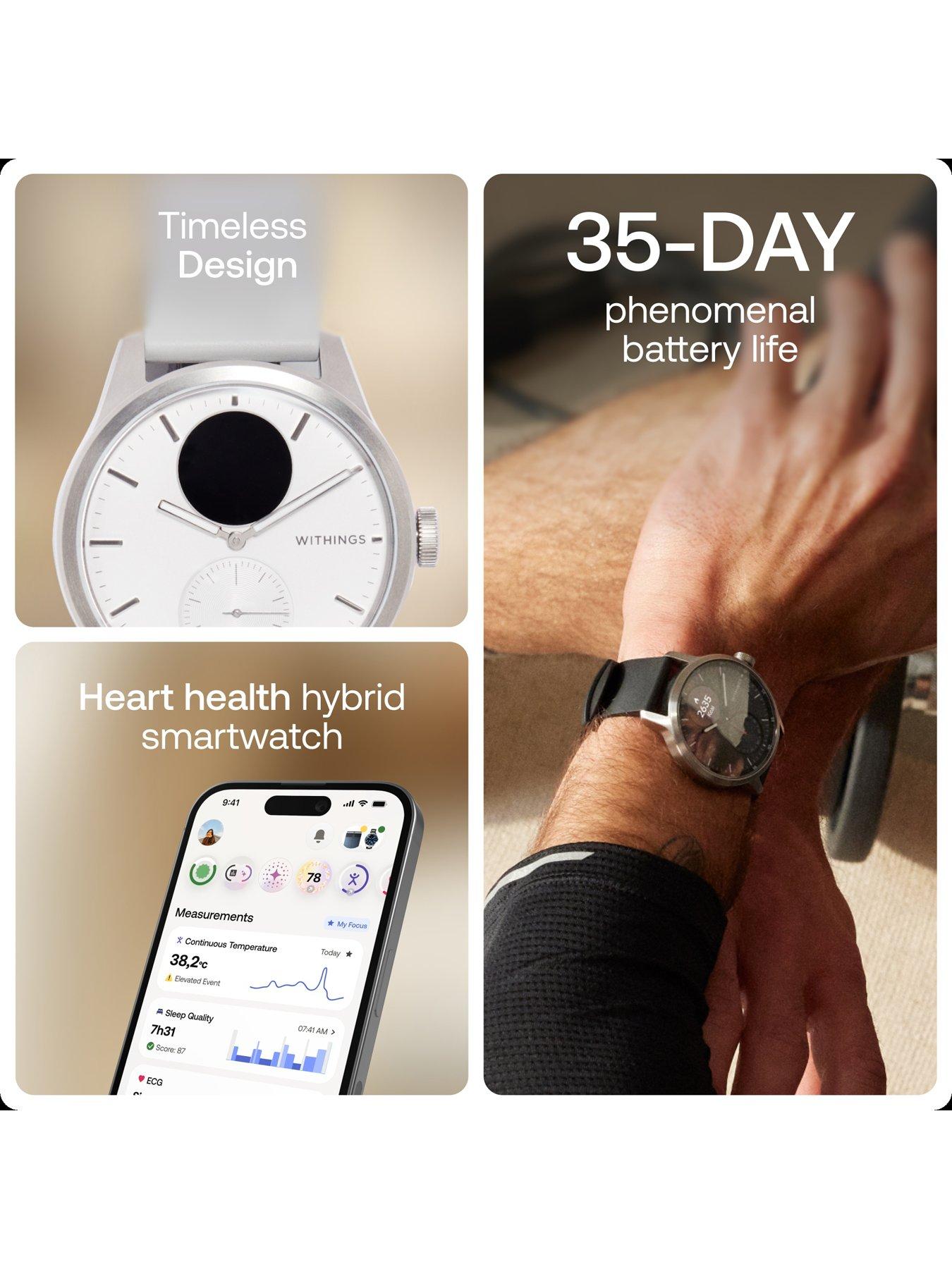 Image 4 of 7 of Withings Scanwatch 2 42mm - White