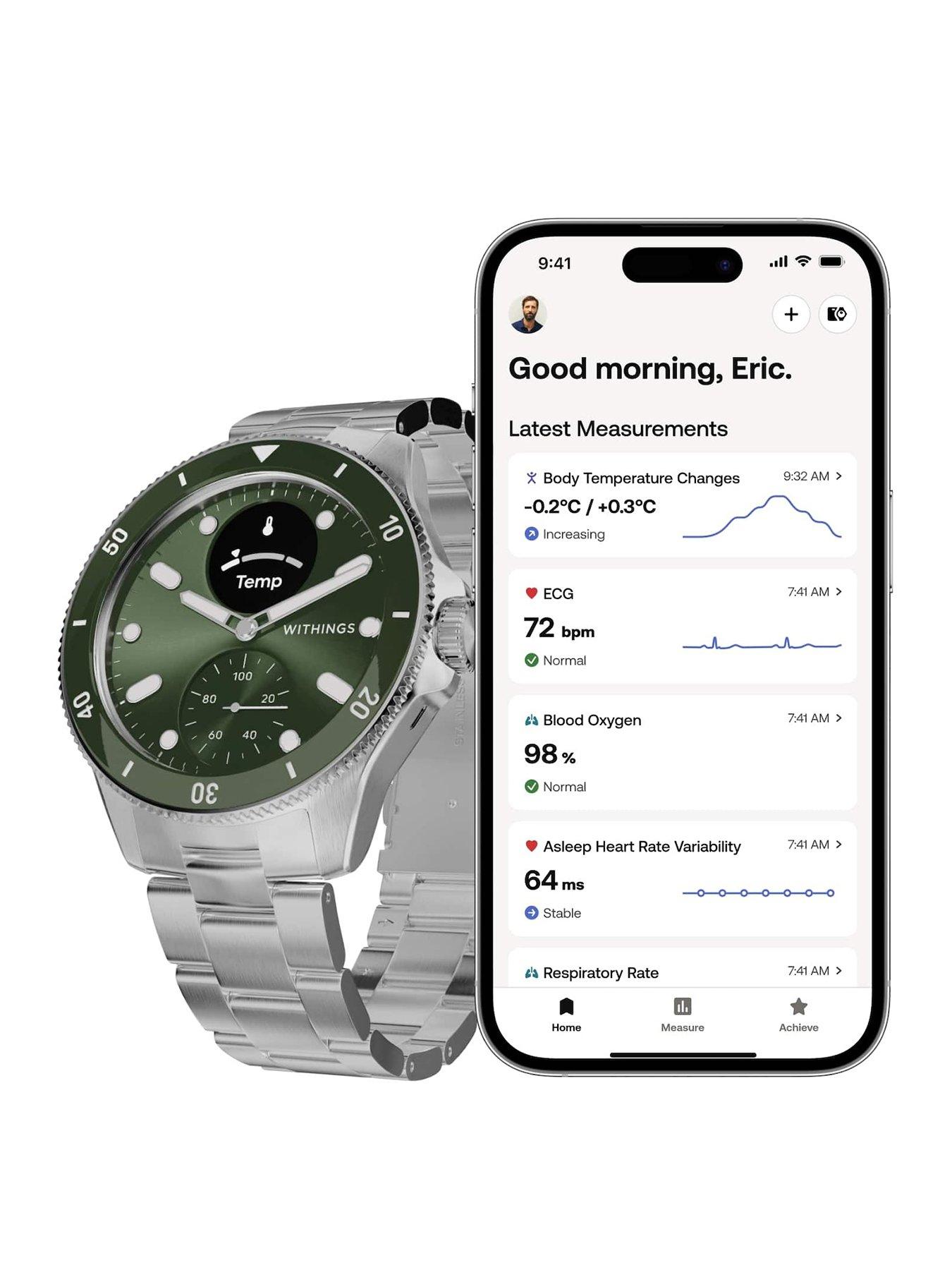 Image 2 of 8 of Withings Scanwatch Nova Green