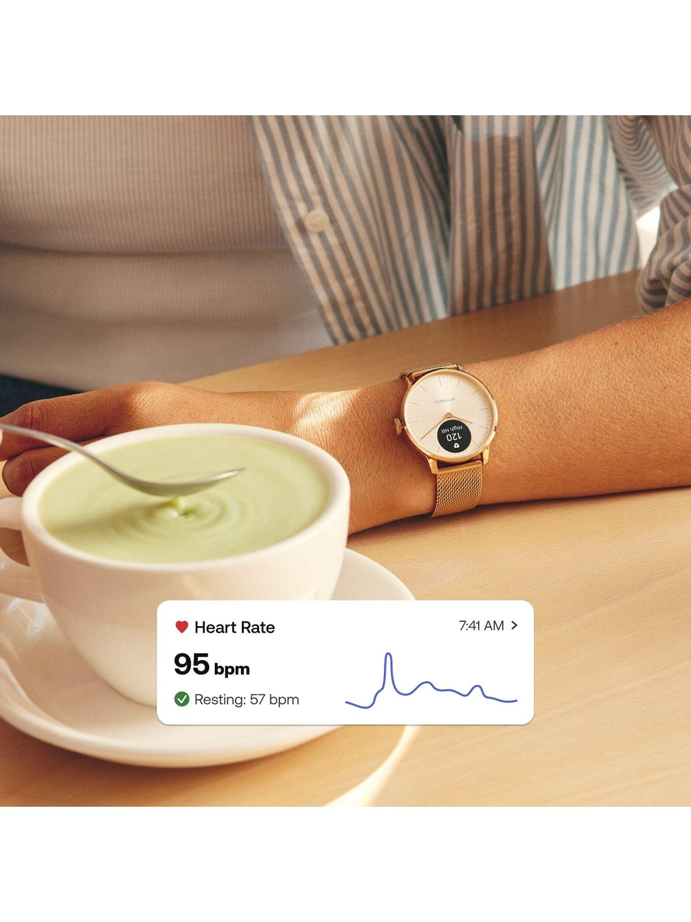 Image 4 of 8 of Withings Scanwatch Light - Rose Gold White