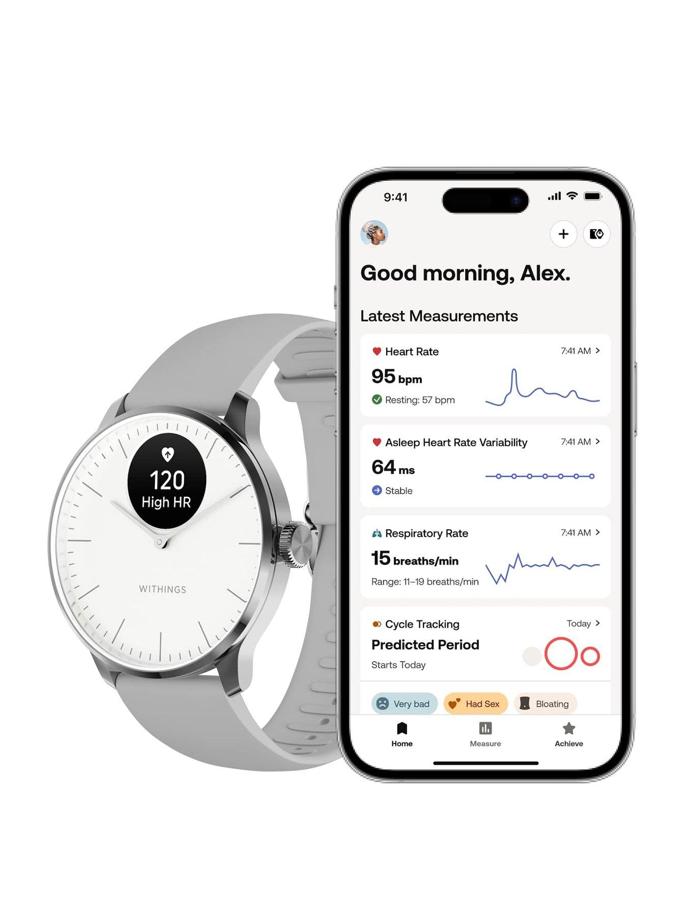 Image 2 of 8 of Withings Scanwatch Light - White
