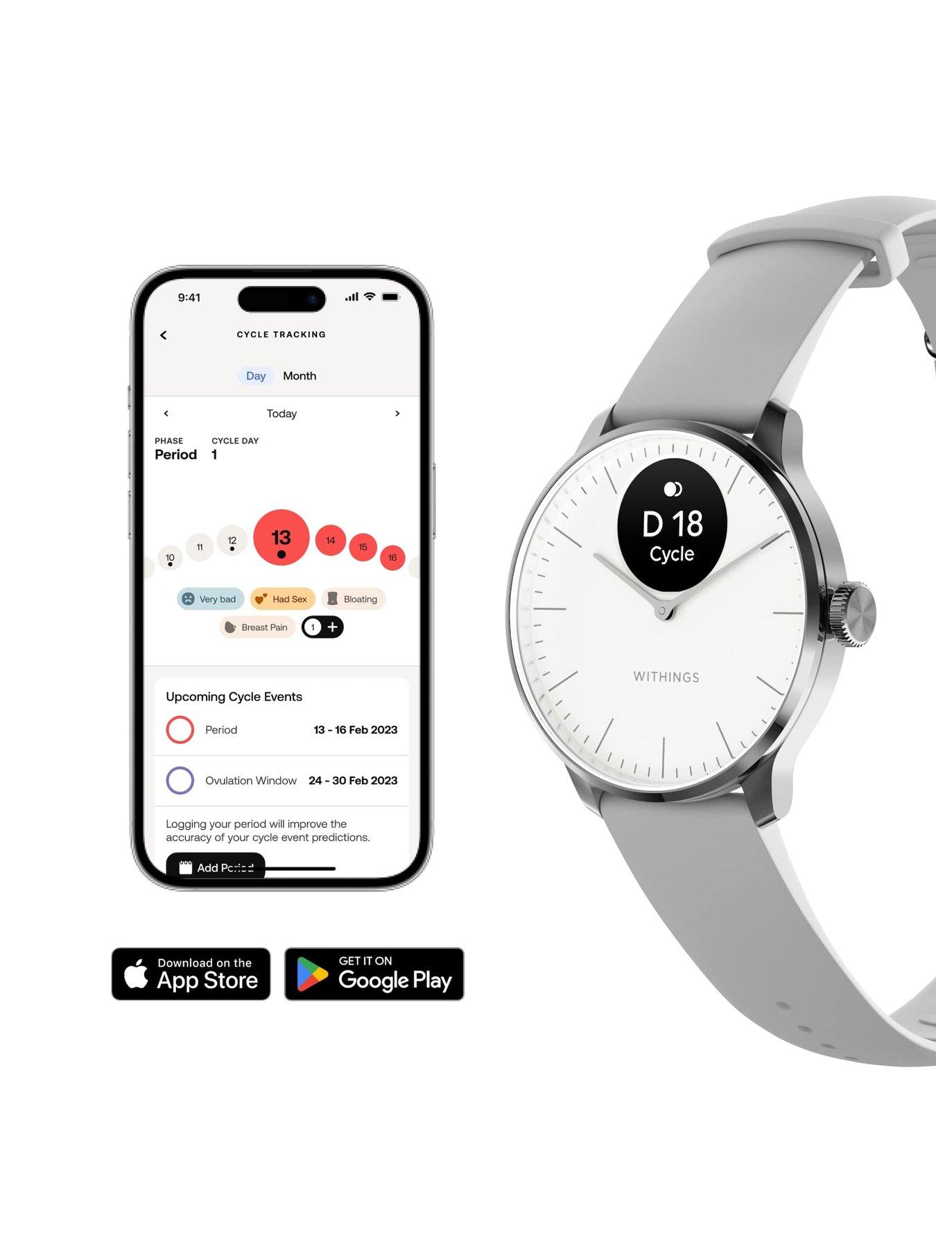 Image 7 of 8 of Withings Scanwatch Light - White