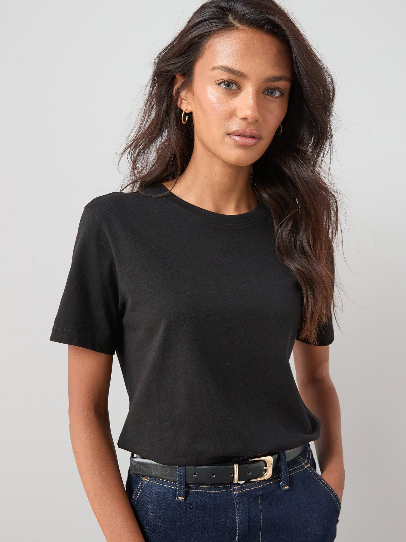The Very Collection Crew Neck T-shirt - Black
