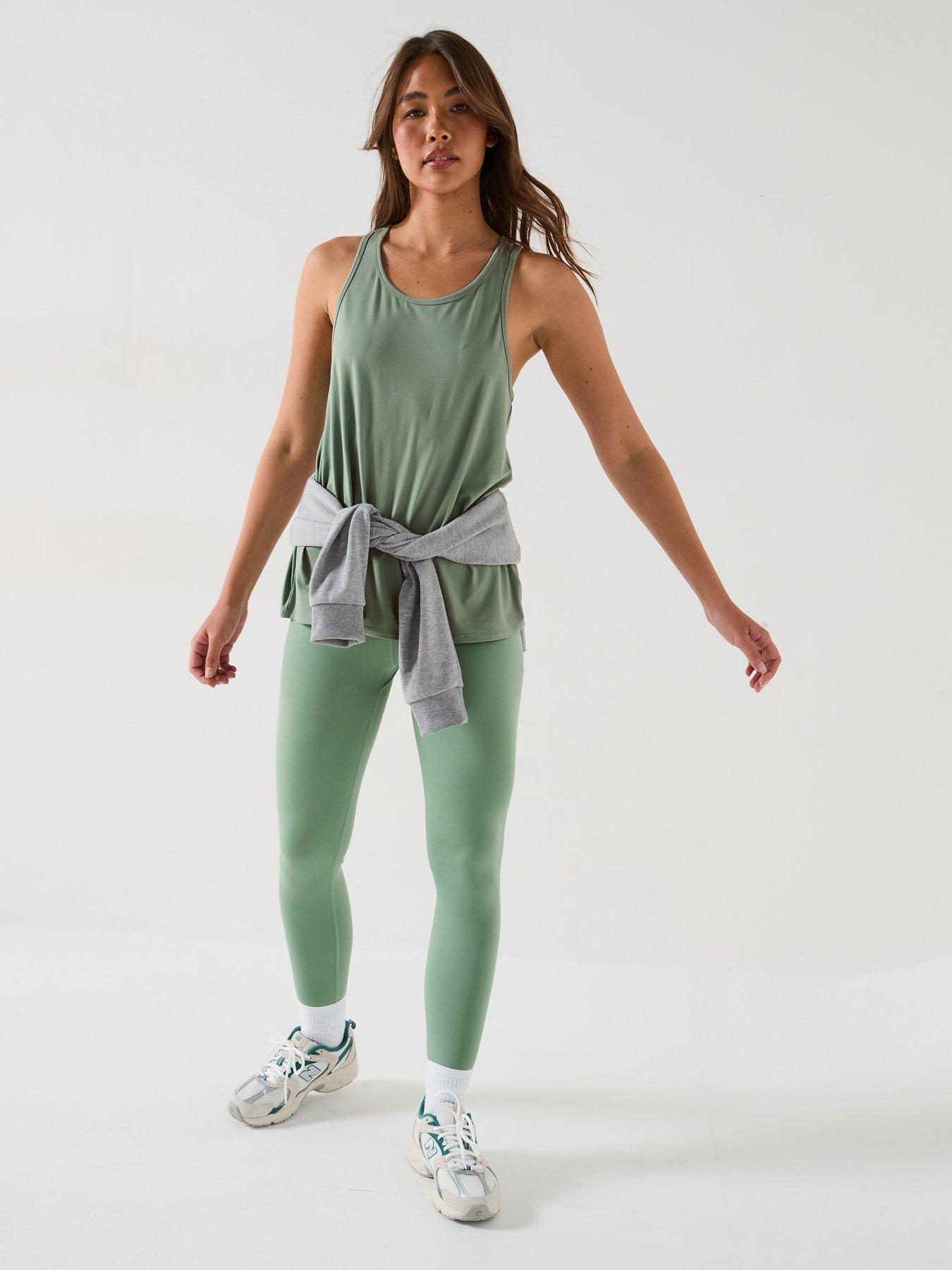 Image 3 of 6 of V by Very Oversize Sports Vest - Green