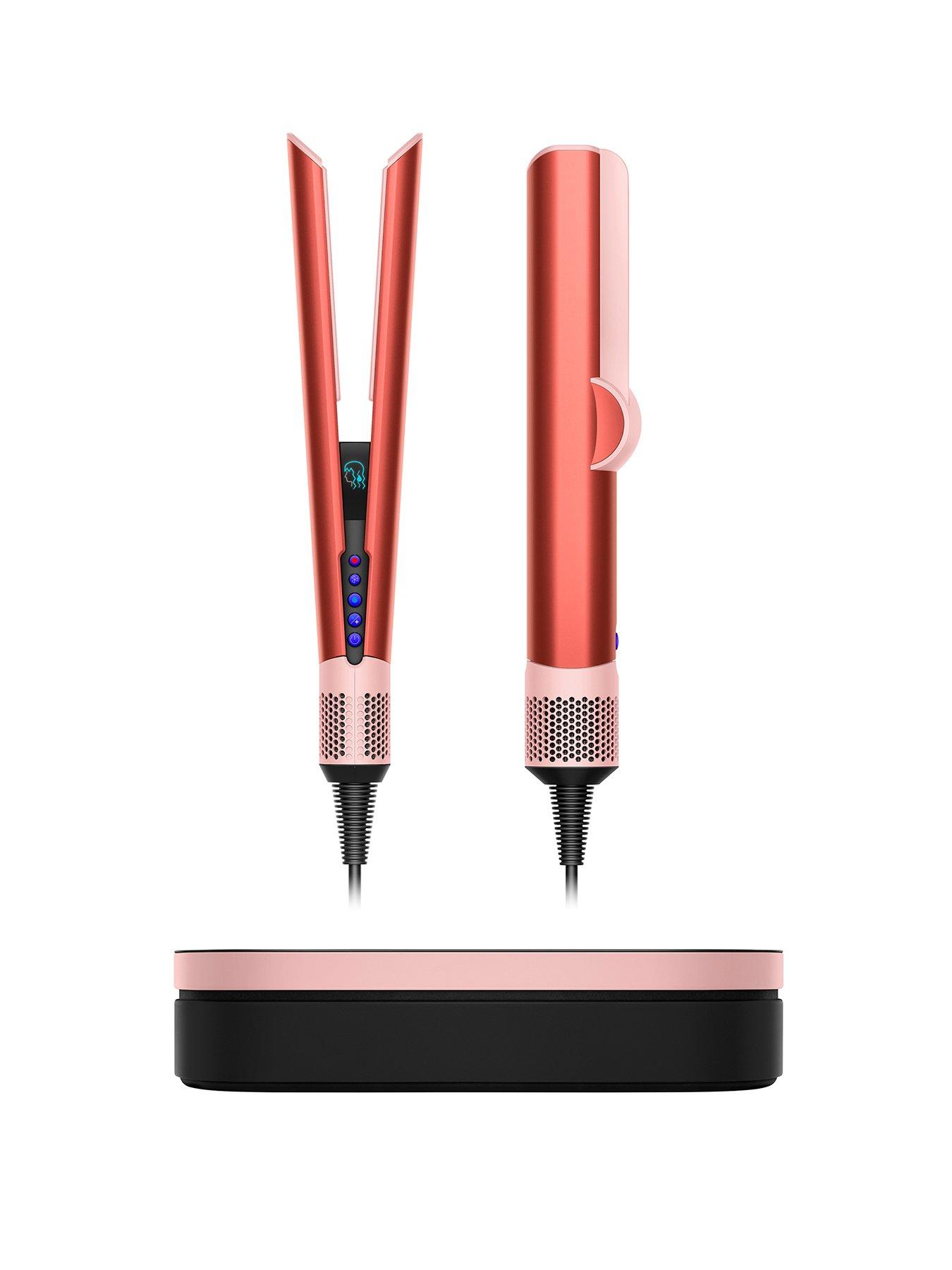 undefined Airstrait™ Wet to Dry Hair Straightener, with Air, No Hot Plates, No Heat Damage - Strawberry Bronze  &  Blush Pink