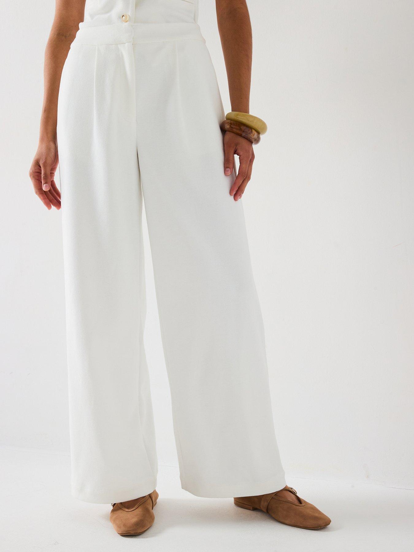 Image 1 of 5 of V by Very Wide Leg Trousers Co-ord