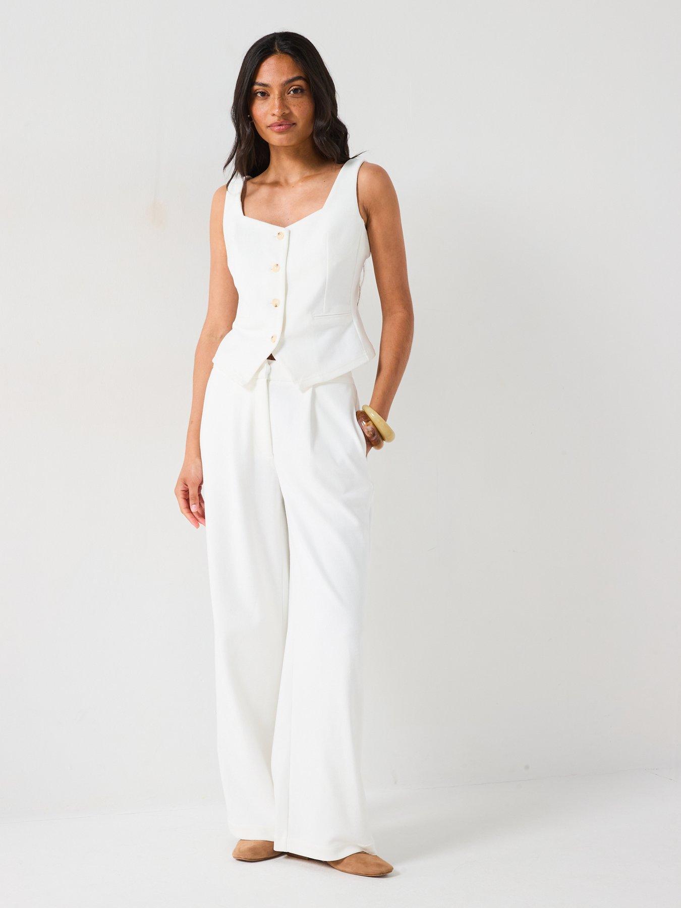Image 3 of 5 of V by Very Wide Leg Trousers Co-ord