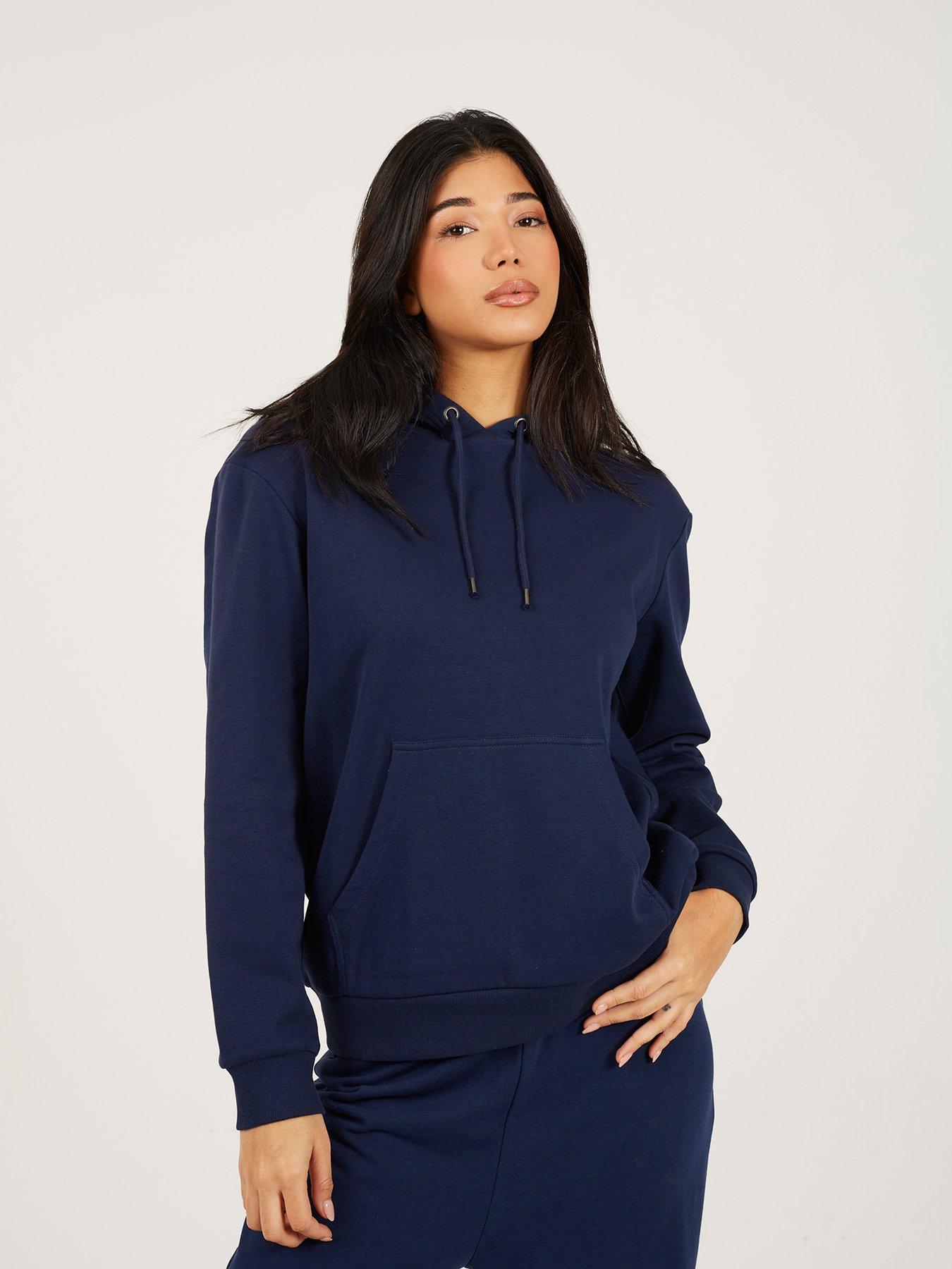 undefined Long Sleeve Hoodie - Navy