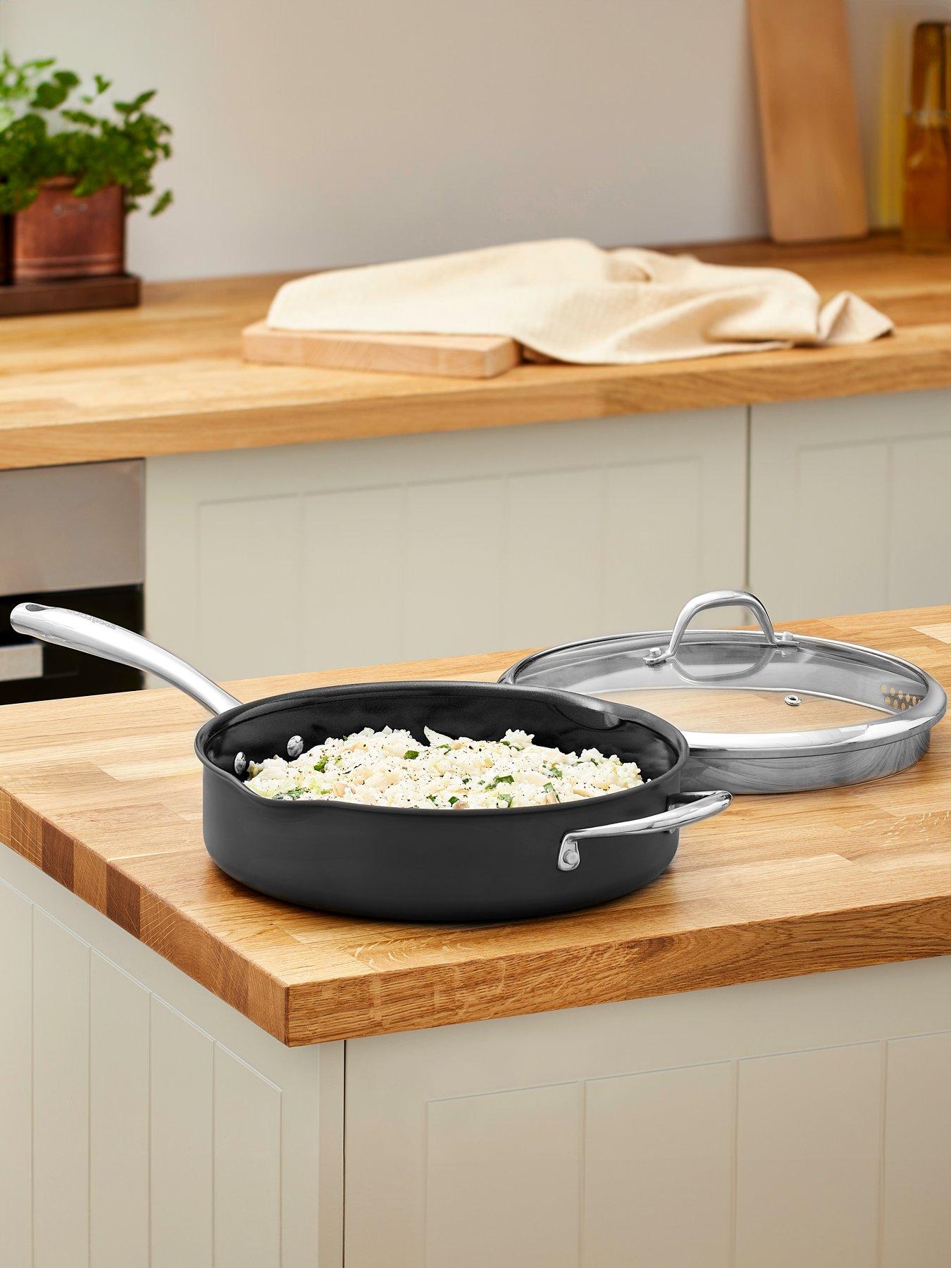Product photograph of Good Food By Tower 28cm Multi-pan With Lid from very.co.uk