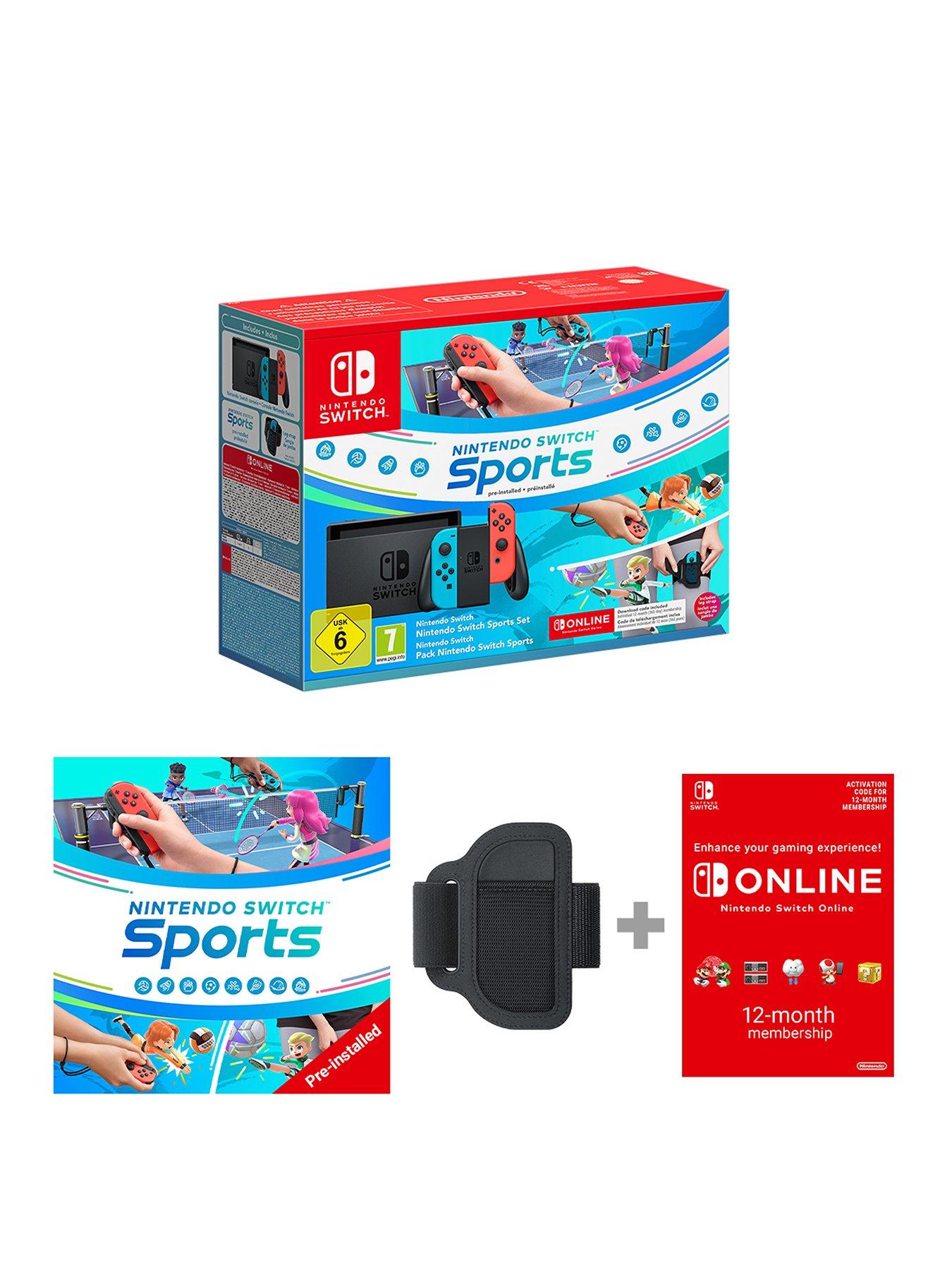 Nintendo Switch Switch HW (Neon Red/Neon Blue) Switch Sports set + 12 Months NSO