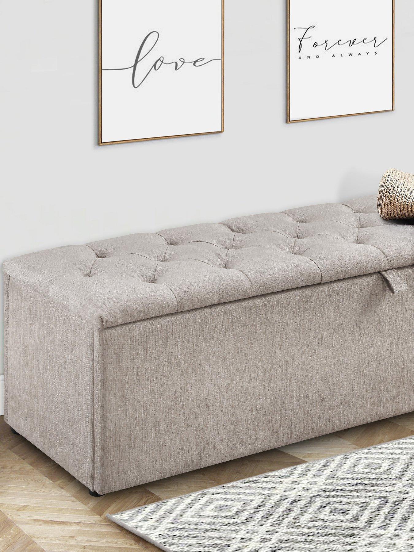 undefined Ravello Blanket Box - Mink