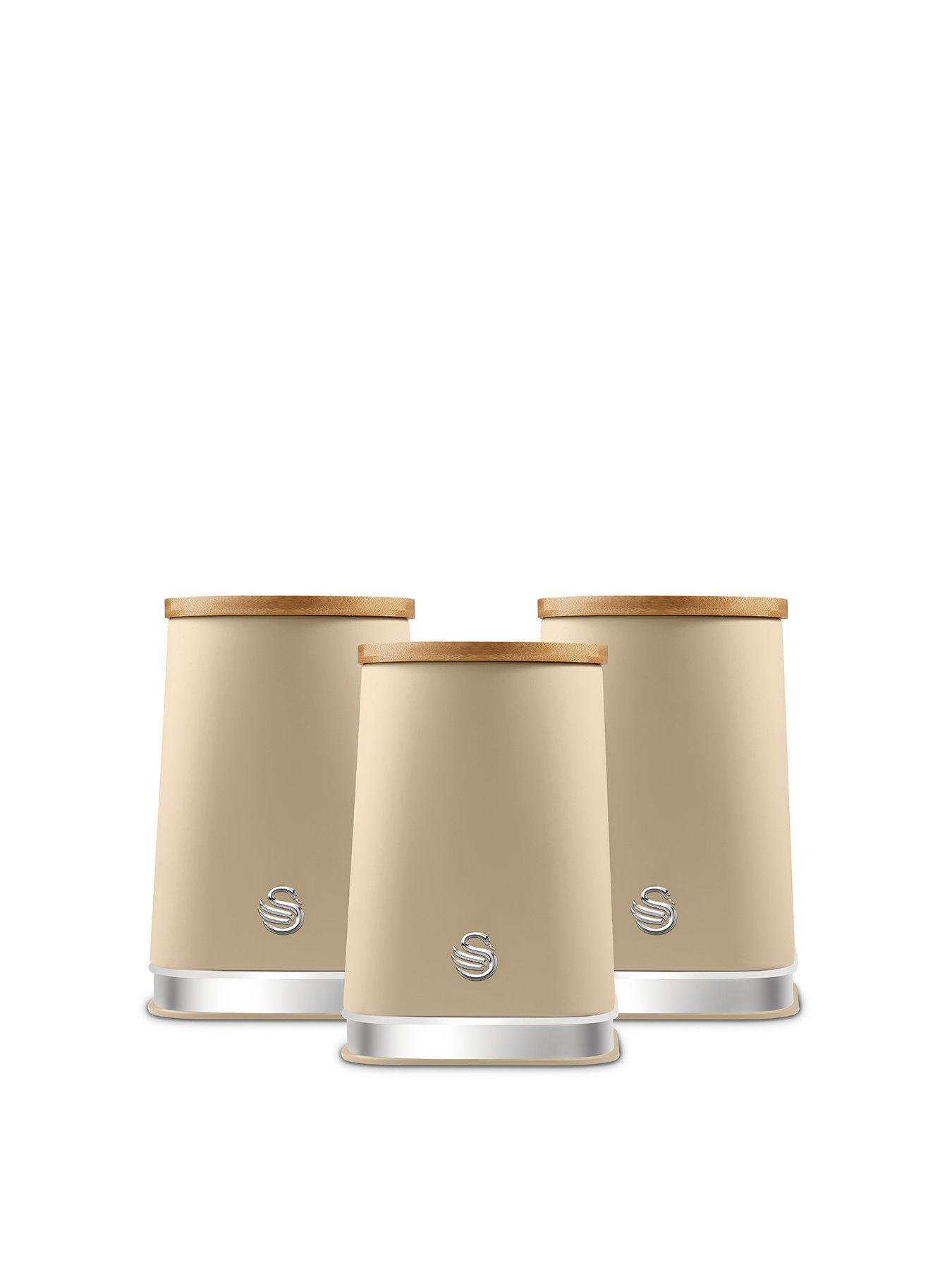 Swan Nordic Set Of 3 Canisters