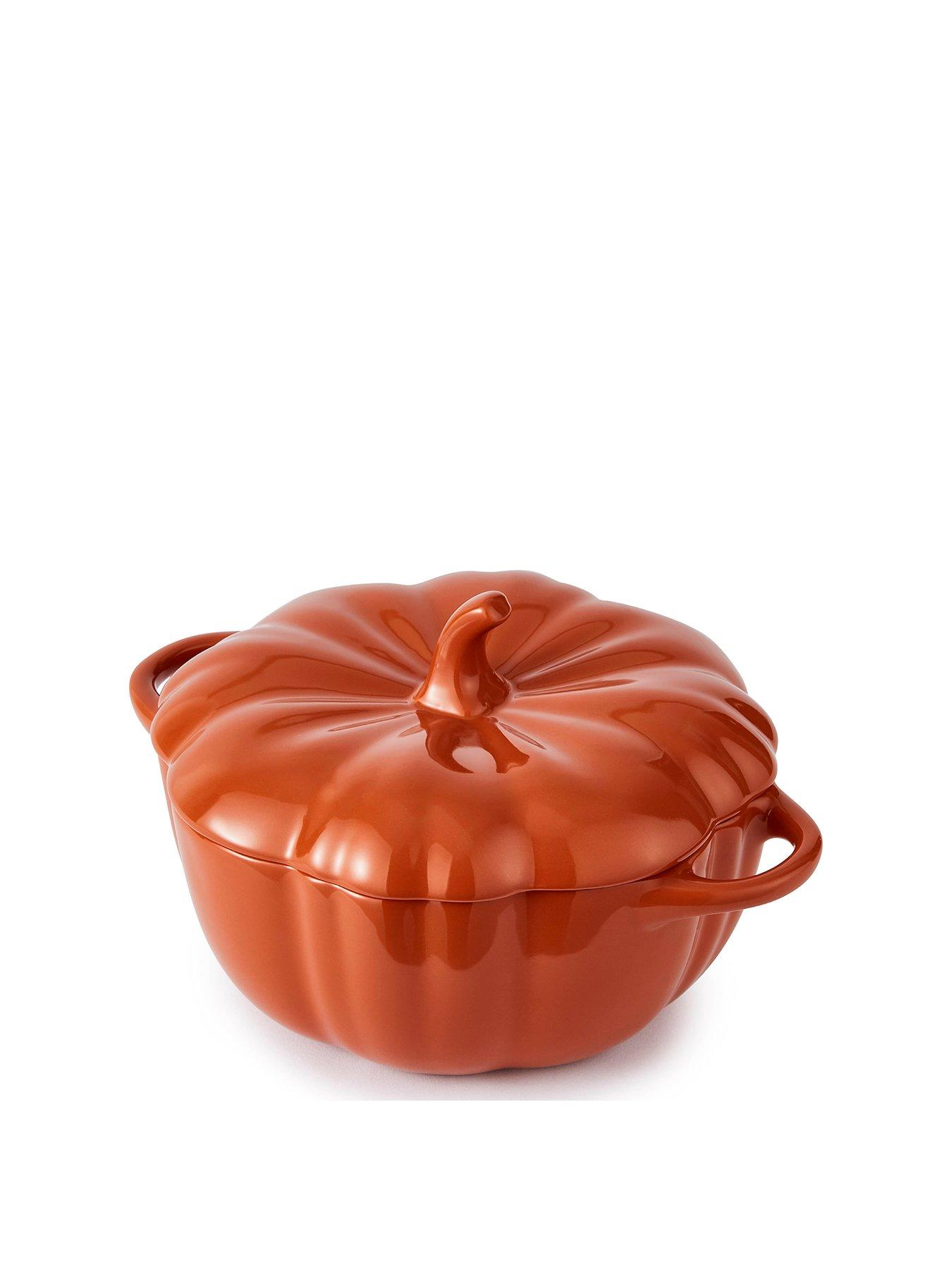 Wade Large Pumpkin Casserole Dish
