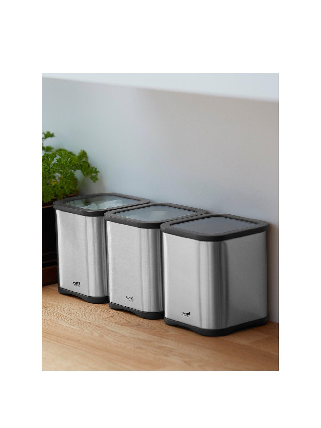 Good Food by Tower Set Of 3 Canisters