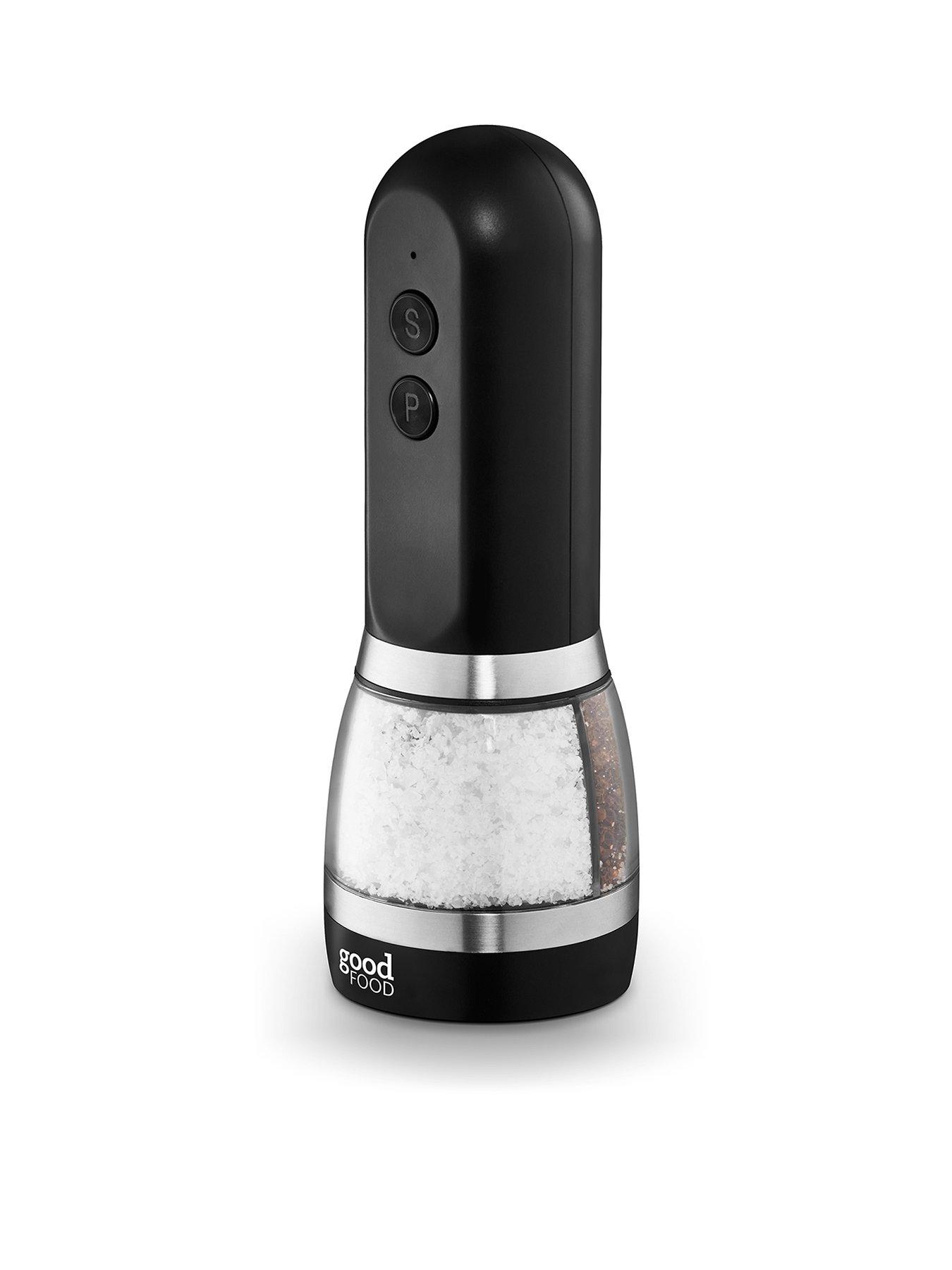 Product photograph of Good Food By Tower Rechargeable Duo Salt And Pepper Mill from very.co.uk