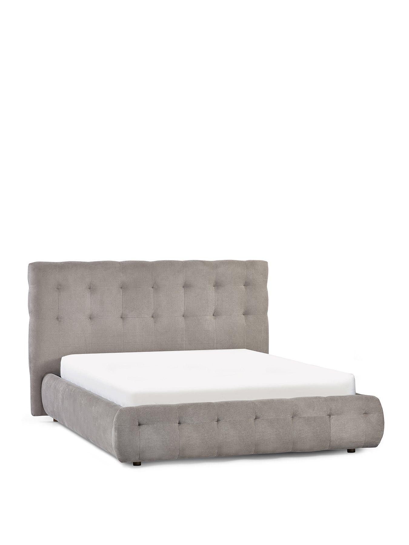 Image 2 of 6 of Julian Bowen Odette King Bed - Light Taupe