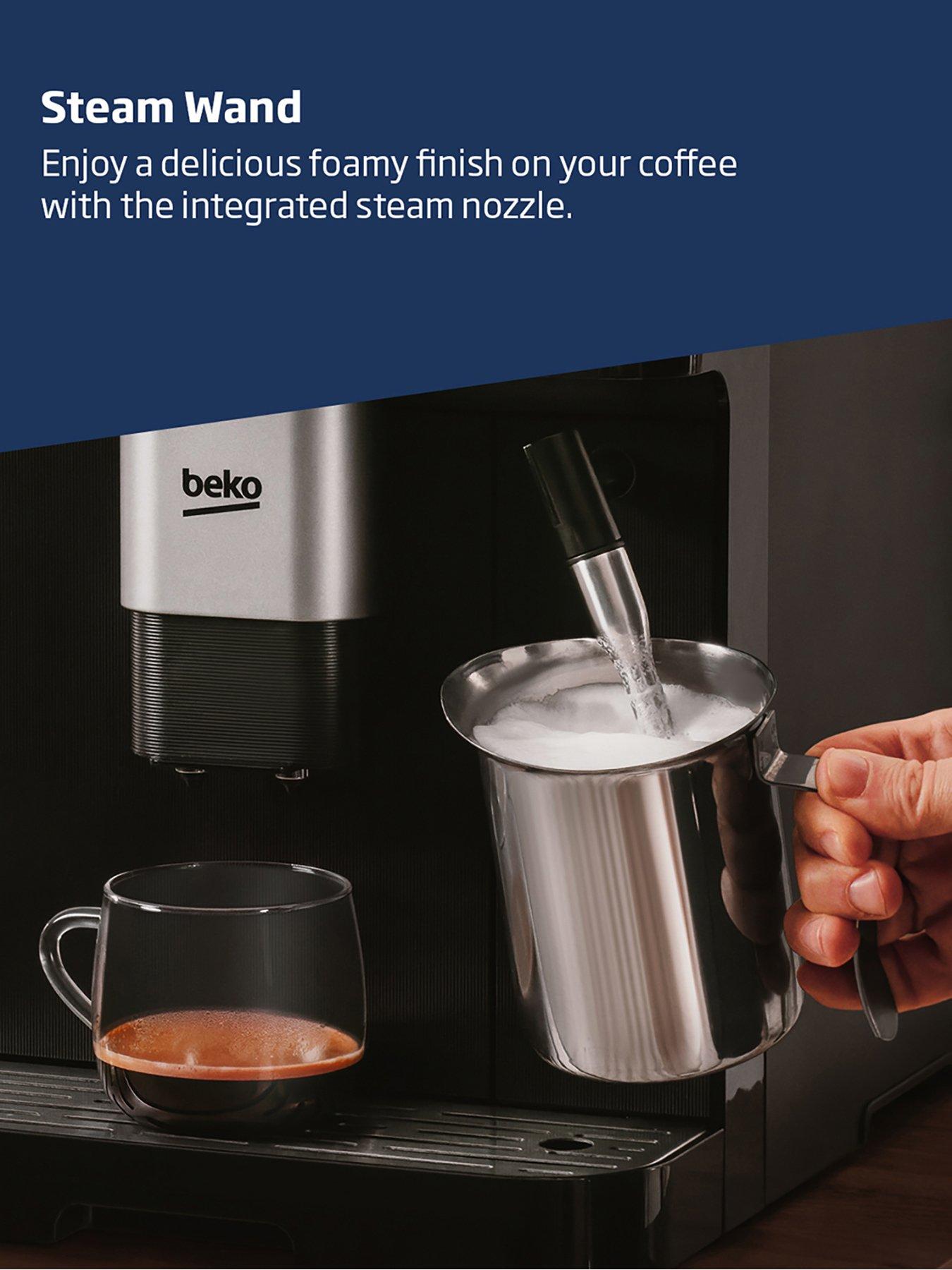 Image 3 of 8 of Beko CaffeExperto&trade;&nbsp;CEG7302B Bean to Cup Coffee Machine with Steam Wand &ndash; Black