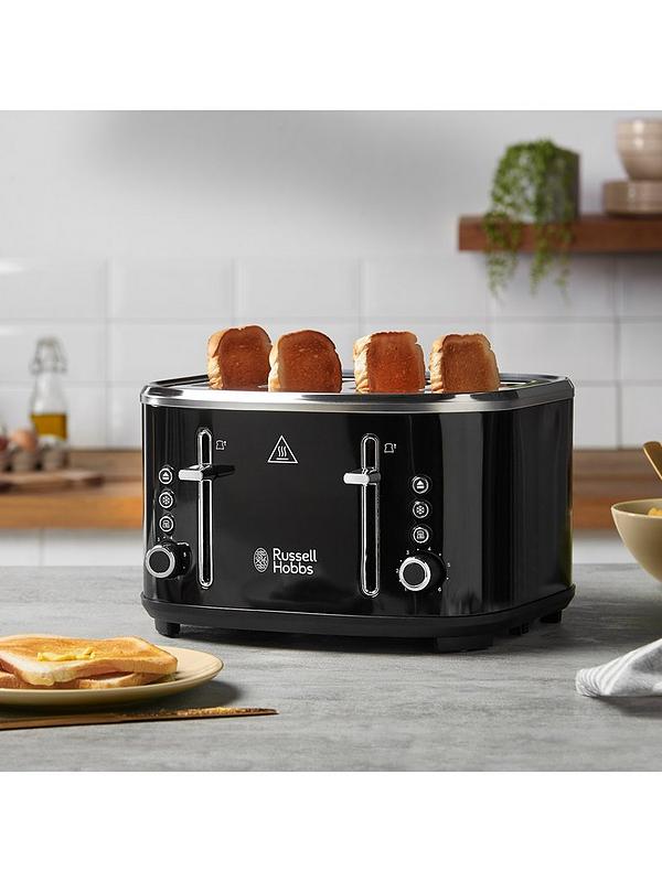 Russell Hobbs Stylevia Kettle & Toaster Bundle - Black | Very Russell Hobbs Stylevia Kettle & Toaster Bundle - Black | Very