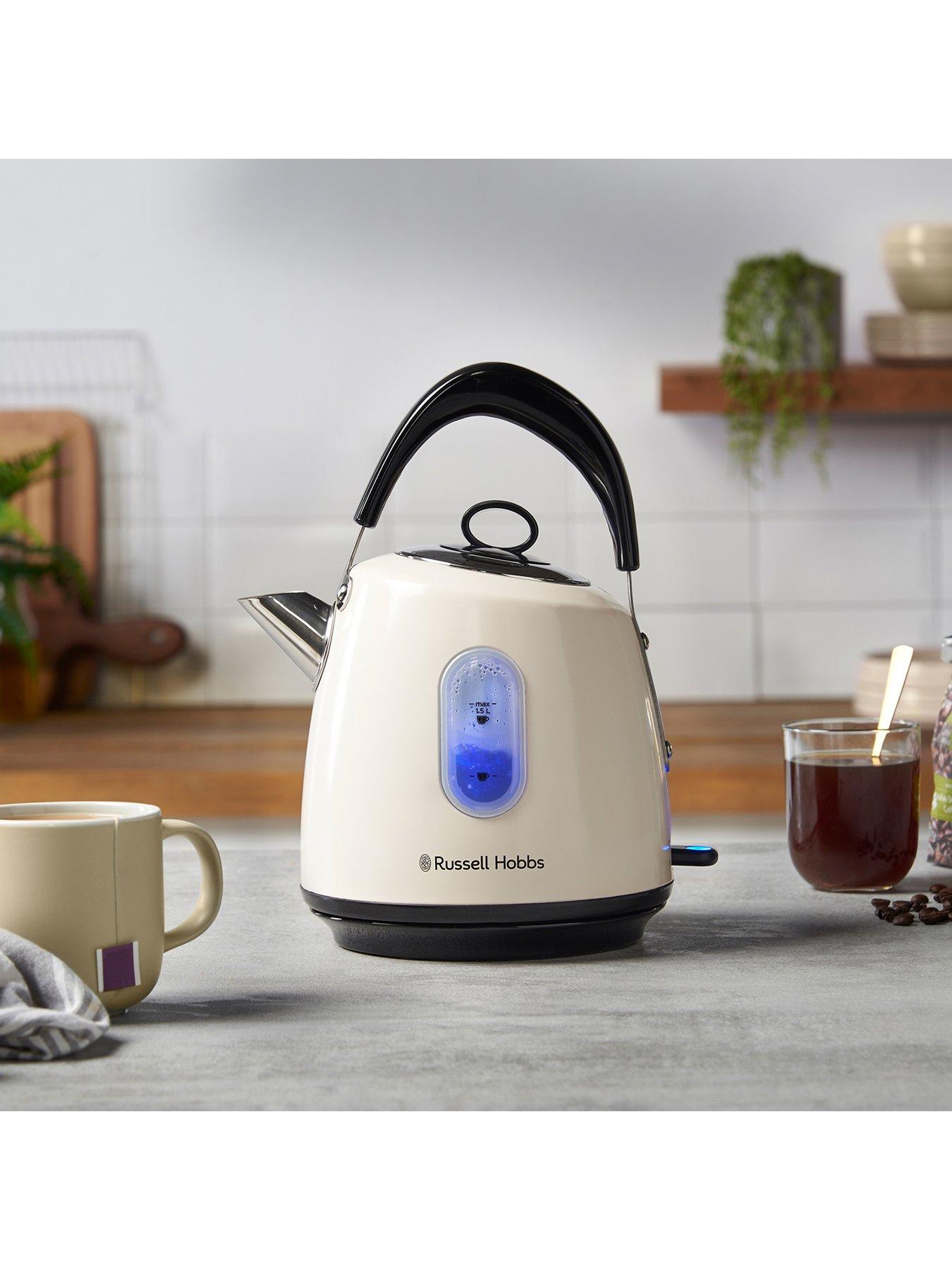 Image 3 of 7 of Russell Hobbs Stylevia Kettle &amp; Toaster Bundle&nbsp;- Cream