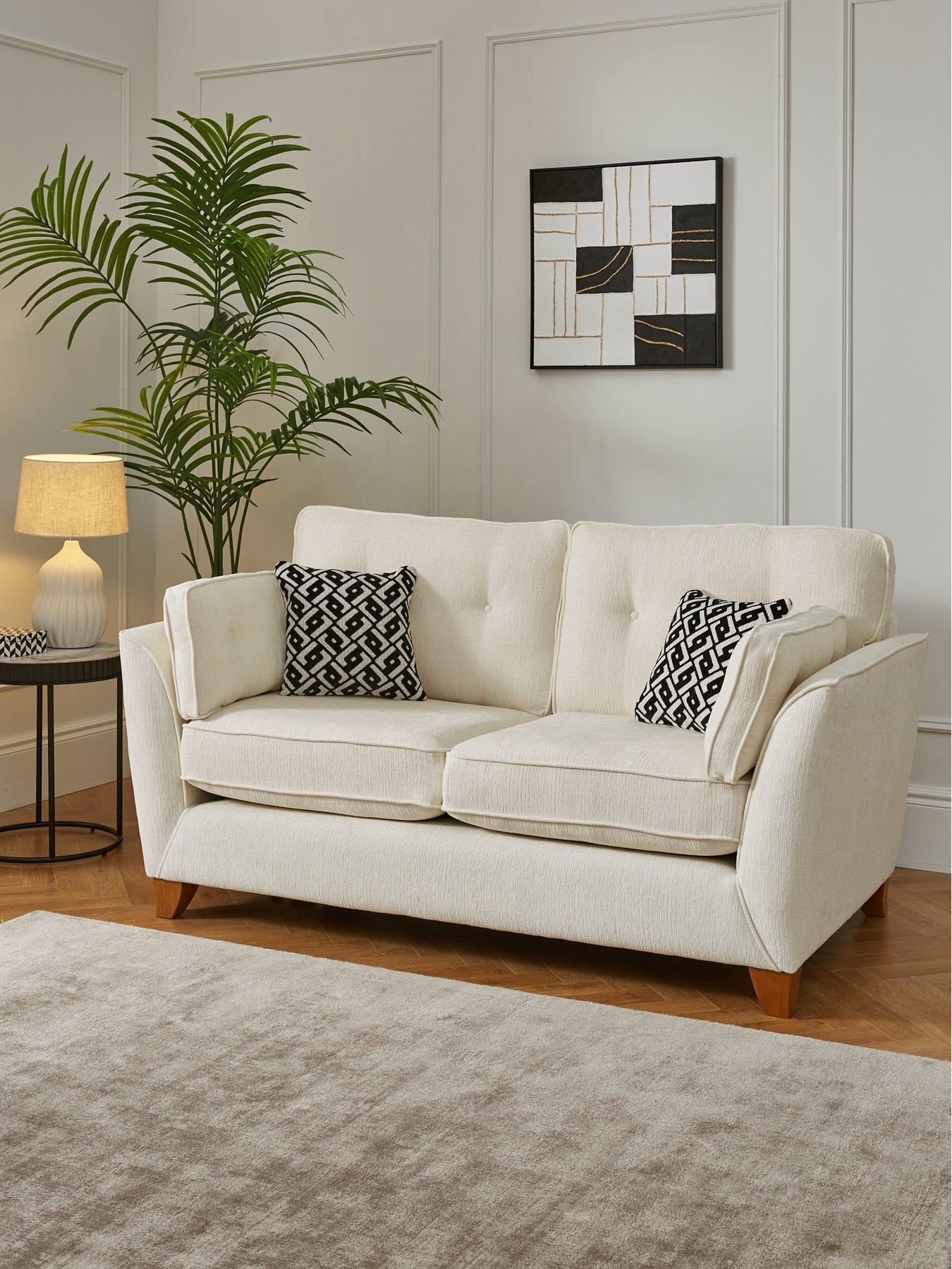 Very Home Cullen 2 Standard Back Fabric Sofa - Made in the UK