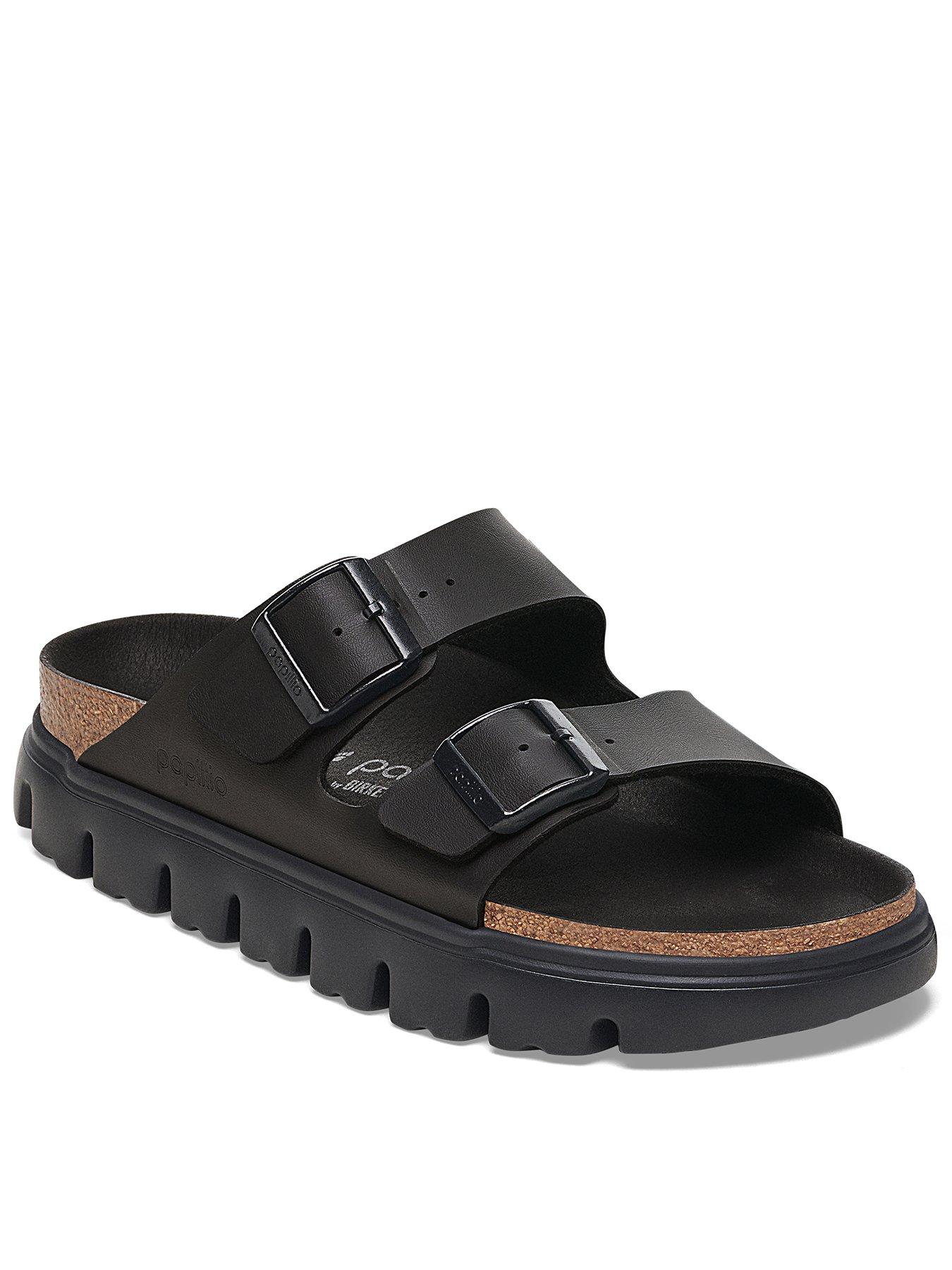 Birkenstock Arizona Chunky Birko-Flor Sandals - Black
