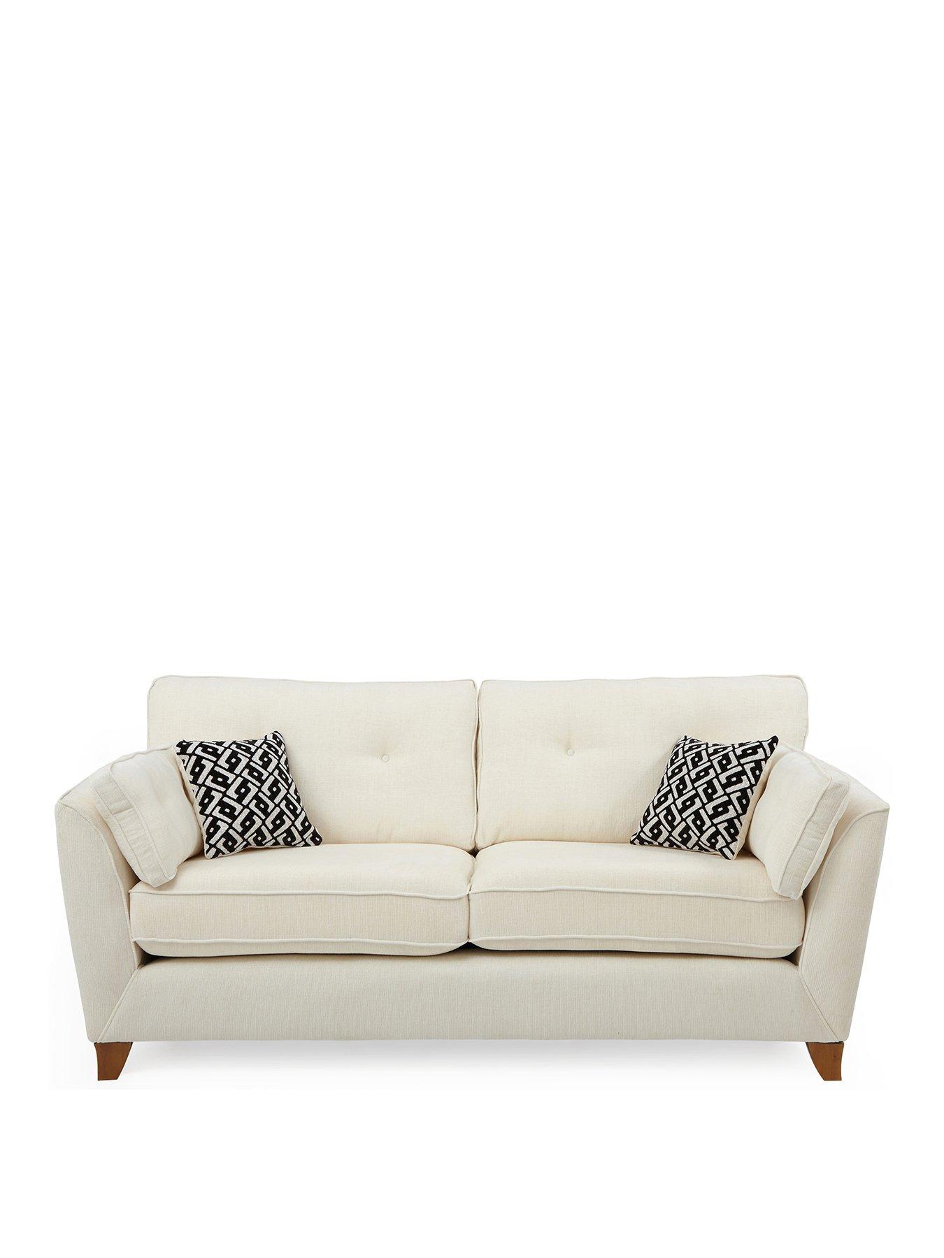 Image 2 of 6 of Very Home Cullen 3 Seater&nbsp;Standard Back Fabric Sofa&nbsp;- Made in the UK