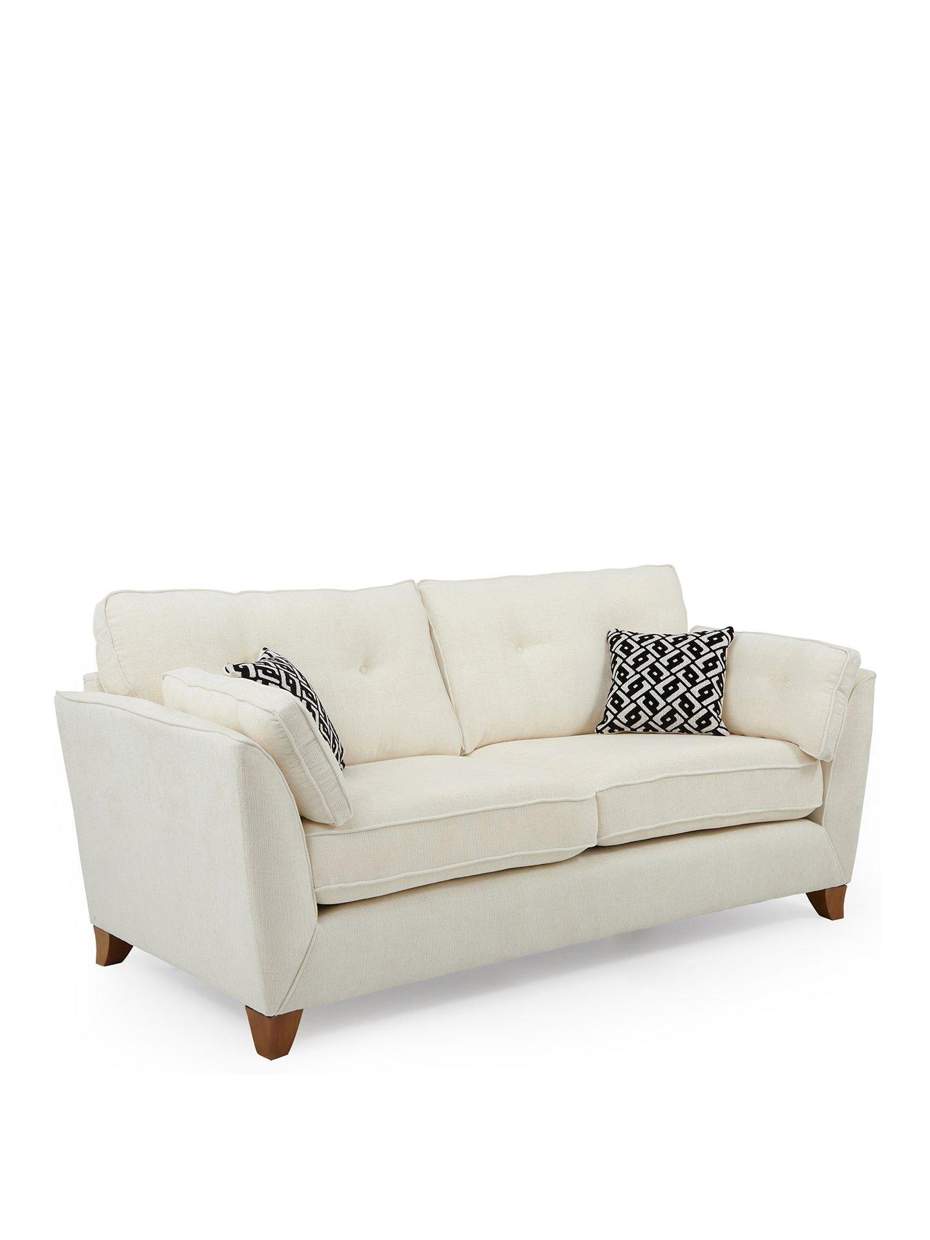 Image 3 of 6 of Very Home Cullen 3 Seater&nbsp;Standard Back Fabric Sofa&nbsp;- Made in the UK