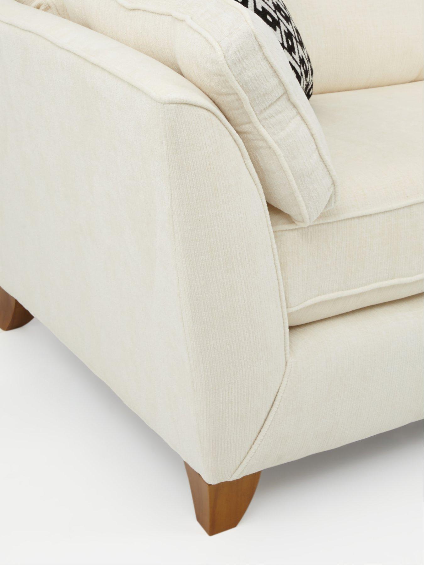 Image 4 of 6 of Very Home Cullen 3 Seater&nbsp;Standard Back Fabric Sofa&nbsp;- Made in the UK