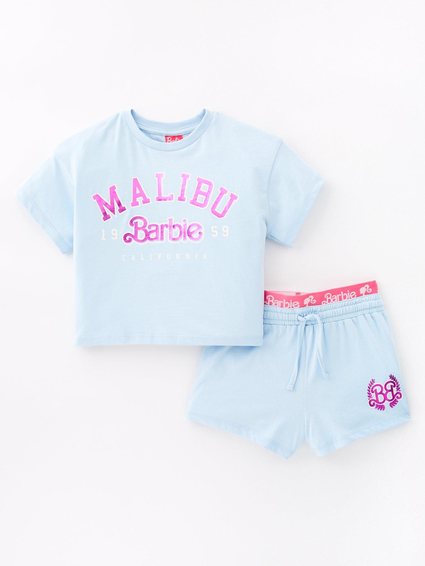 undefined Barbie Malibu Sports Short Set - Blue