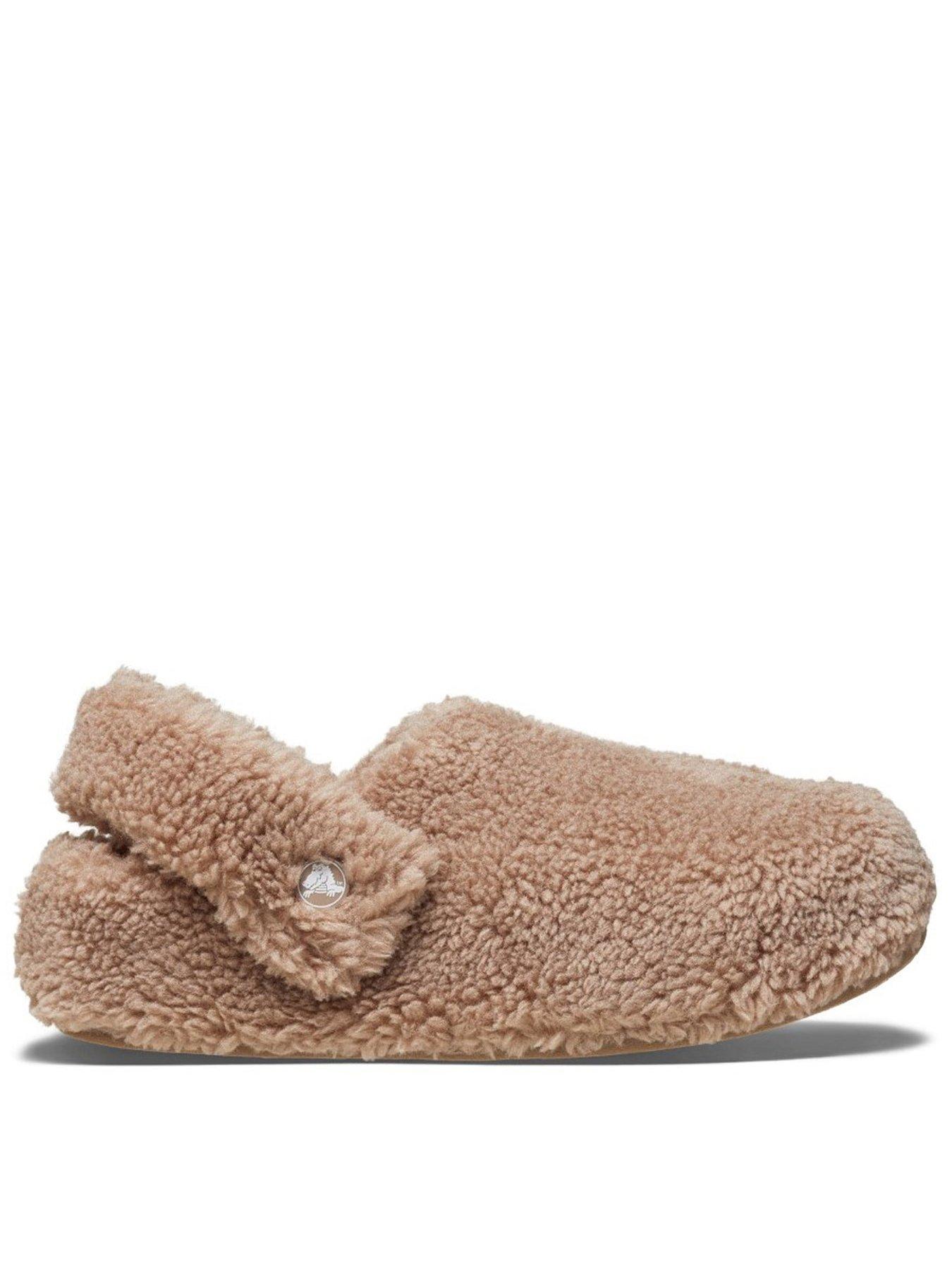 Crocs Classic Cozzzy Slippers Mushroom Natural in Women's Size 4, Office Shoes - Image 8