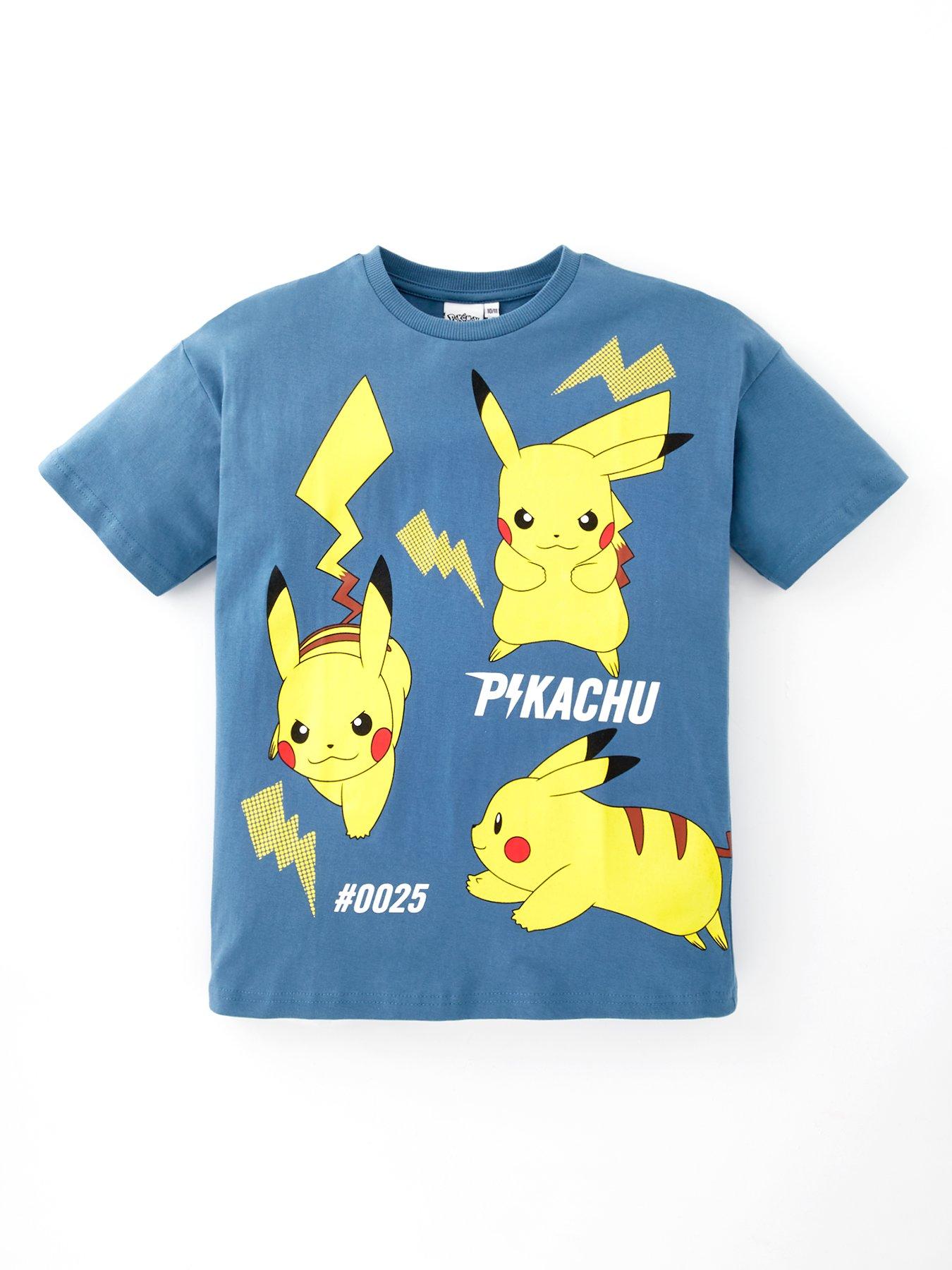 undefined Pikachu Short Sleeve T-Shirt - Navy