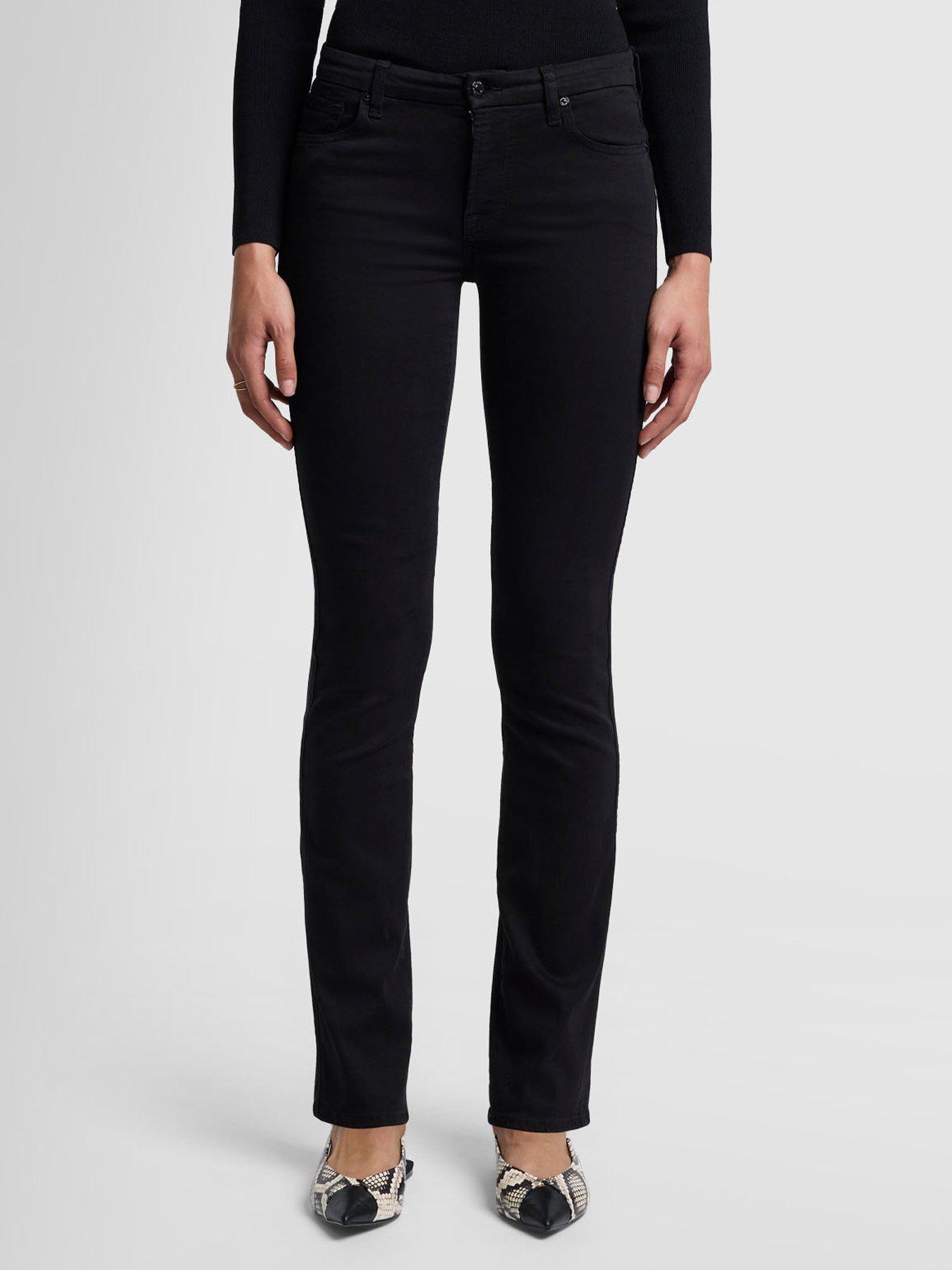 undefined Kimmie Straight Bair Fit Jeans - Black