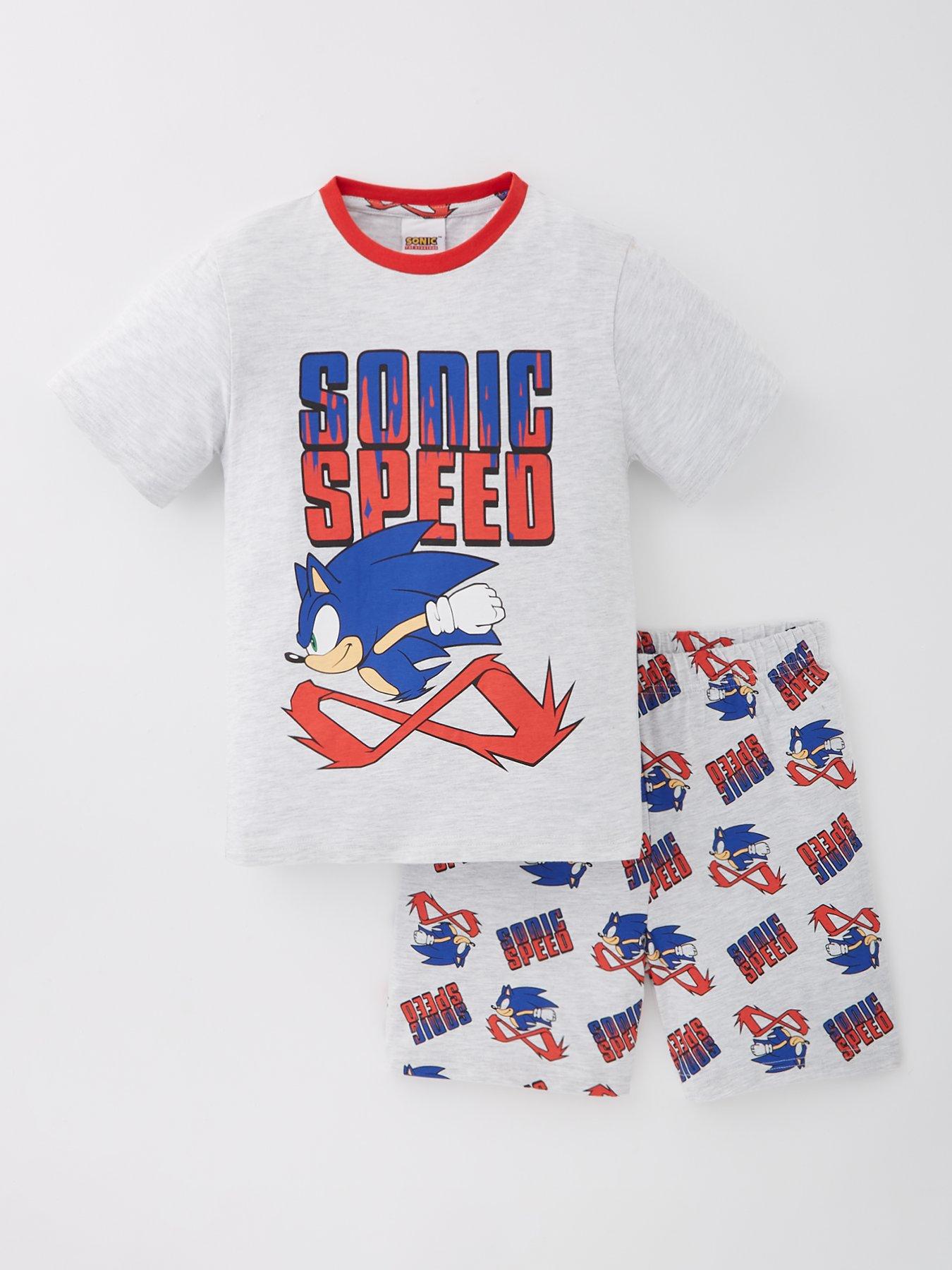 Image of Sonic the Hedgehog Speed Shorts Pyjama Set - Grey