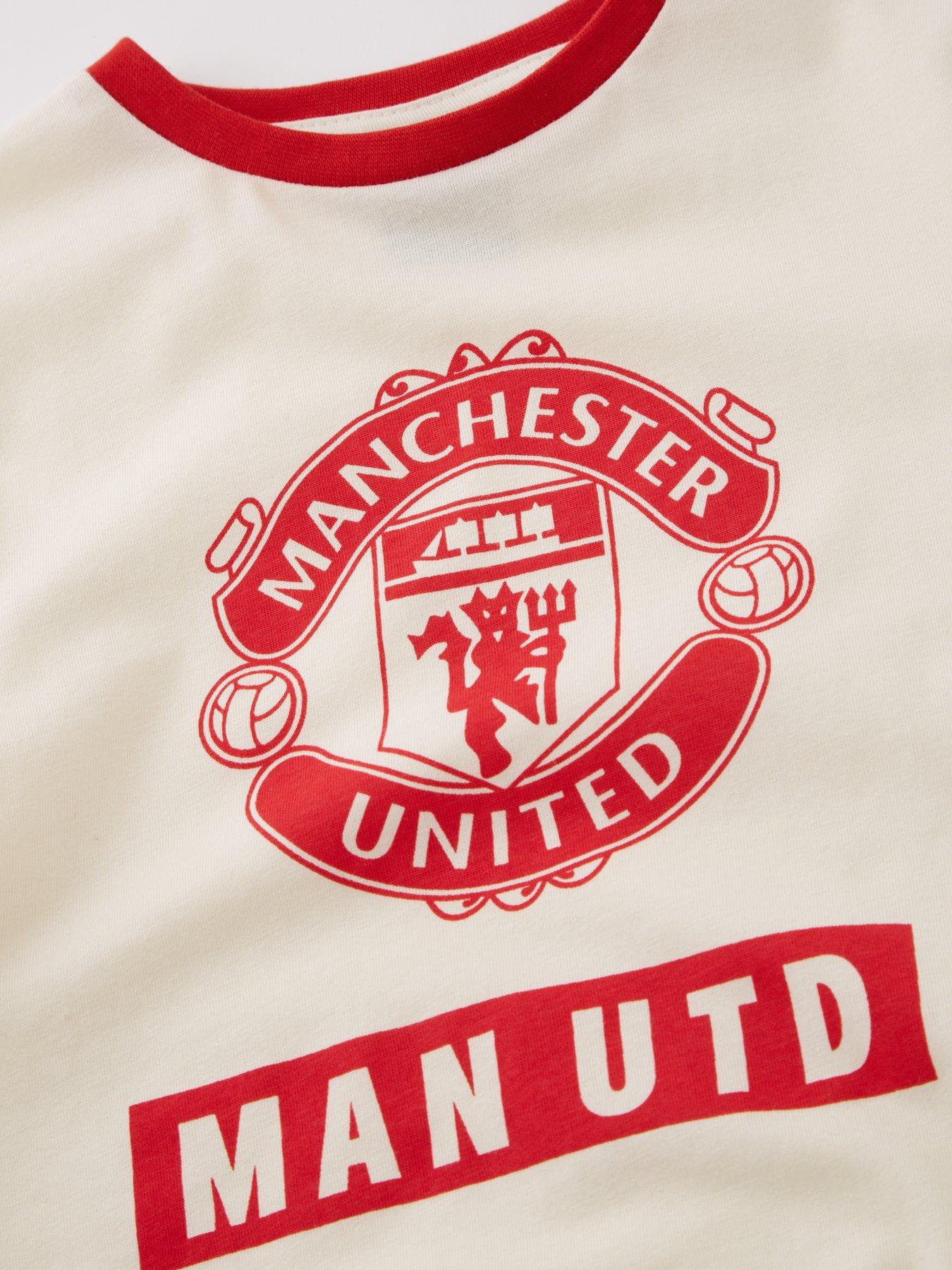 Image 3 of 4 of Manchester United Football Club Short Pyjama Set - Red