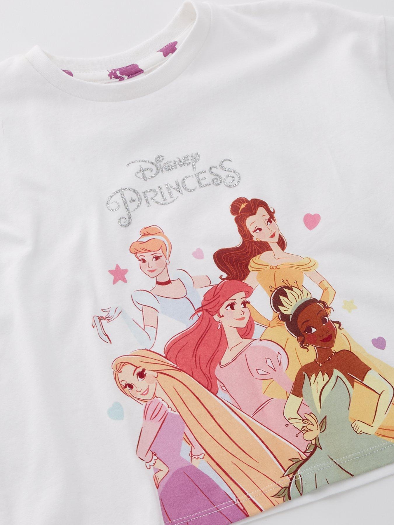 Image 3 of 4 of Disney Princess Shorts Pyjama Set - Purple