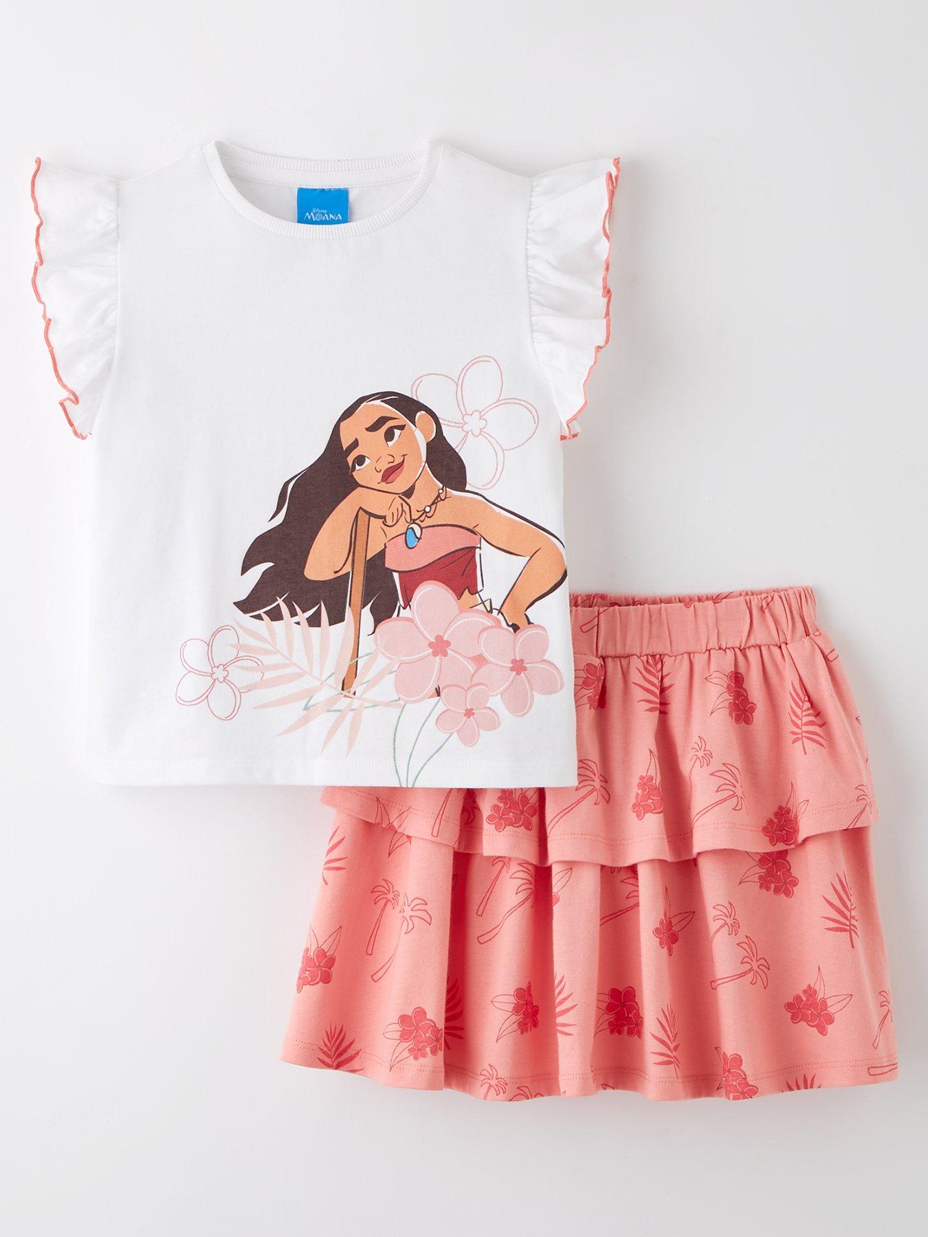 Image 2 of 5 of Disney Moana Moana T-Shirt And Skirt Set