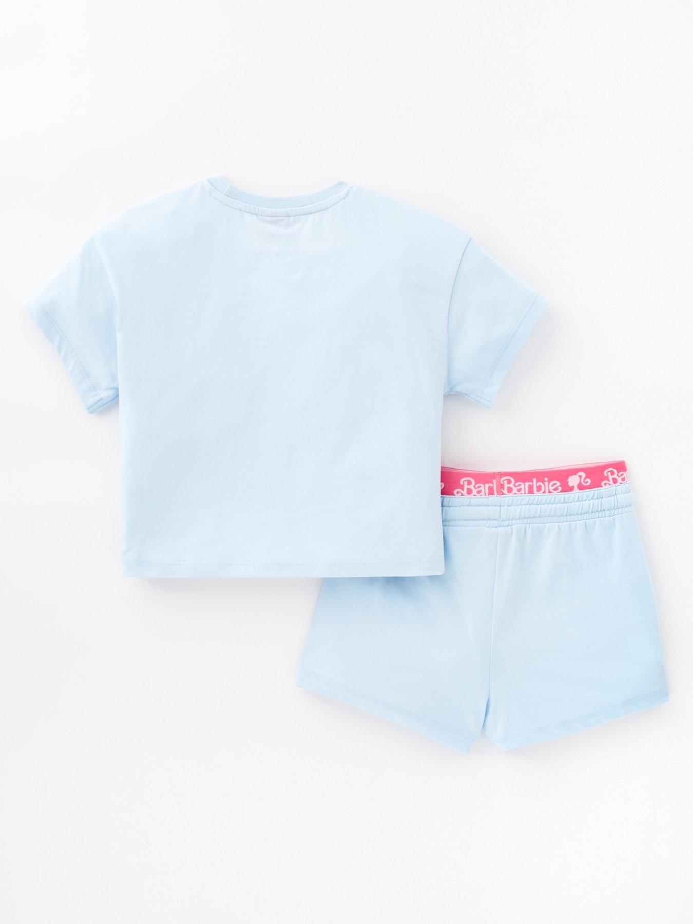 Image 3 of 5 of Barbie Malibu Sports Short Set - White