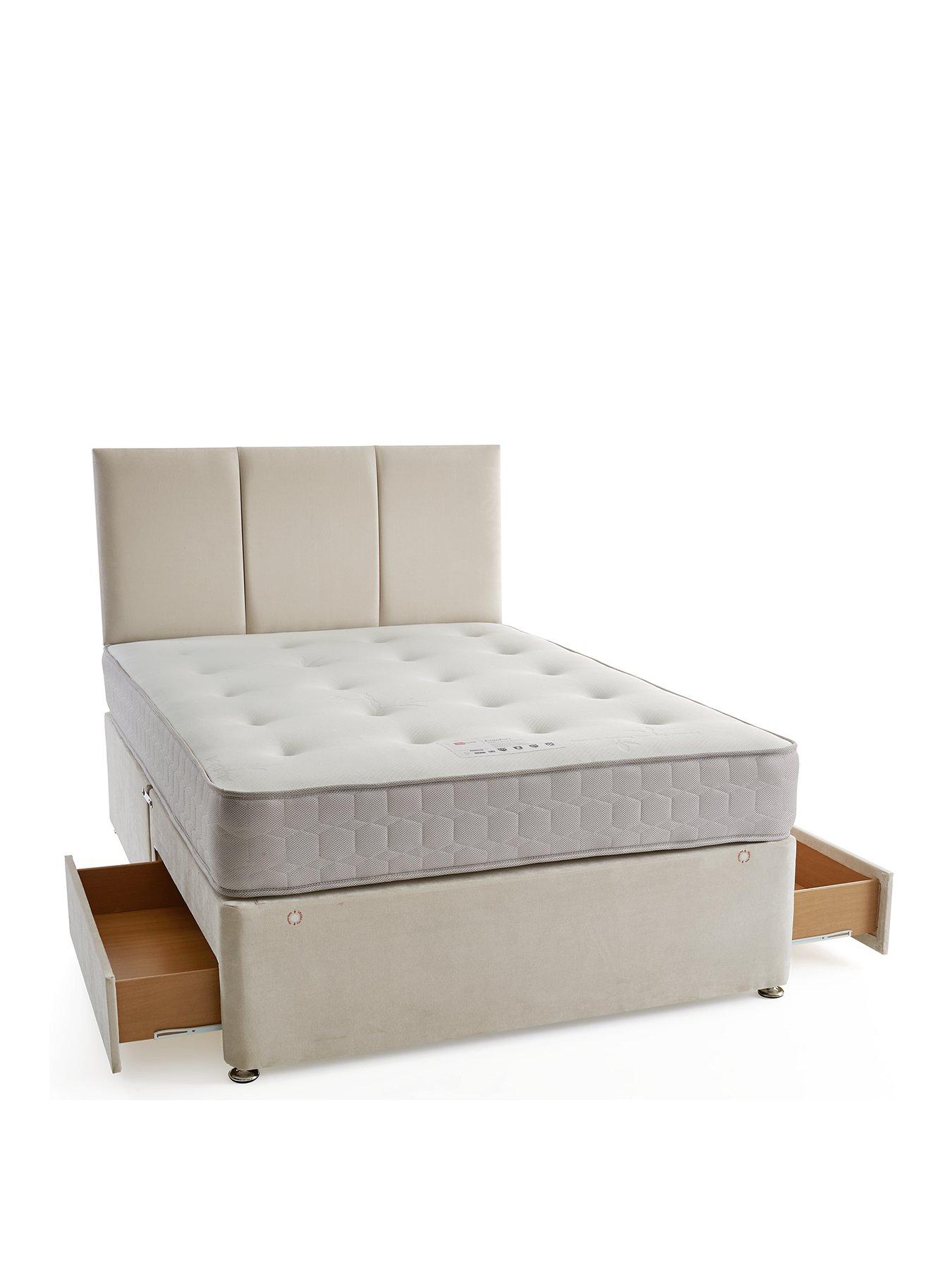 Image 2 of 7 of The Very Collection Sheridan&nbsp;Divan Base,&nbsp;Comfort Mattress and Headboard&nbsp;- FSC&reg; Certified