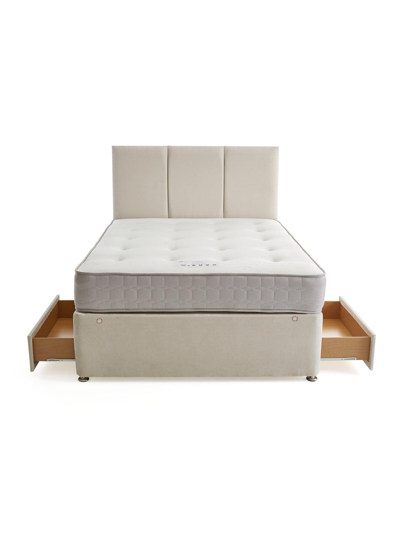 Image 4 of 7 of The Very Collection Sheridan&nbsp;Divan Base,&nbsp;Comfort Mattress and Headboard&nbsp;- FSC&reg; Certified